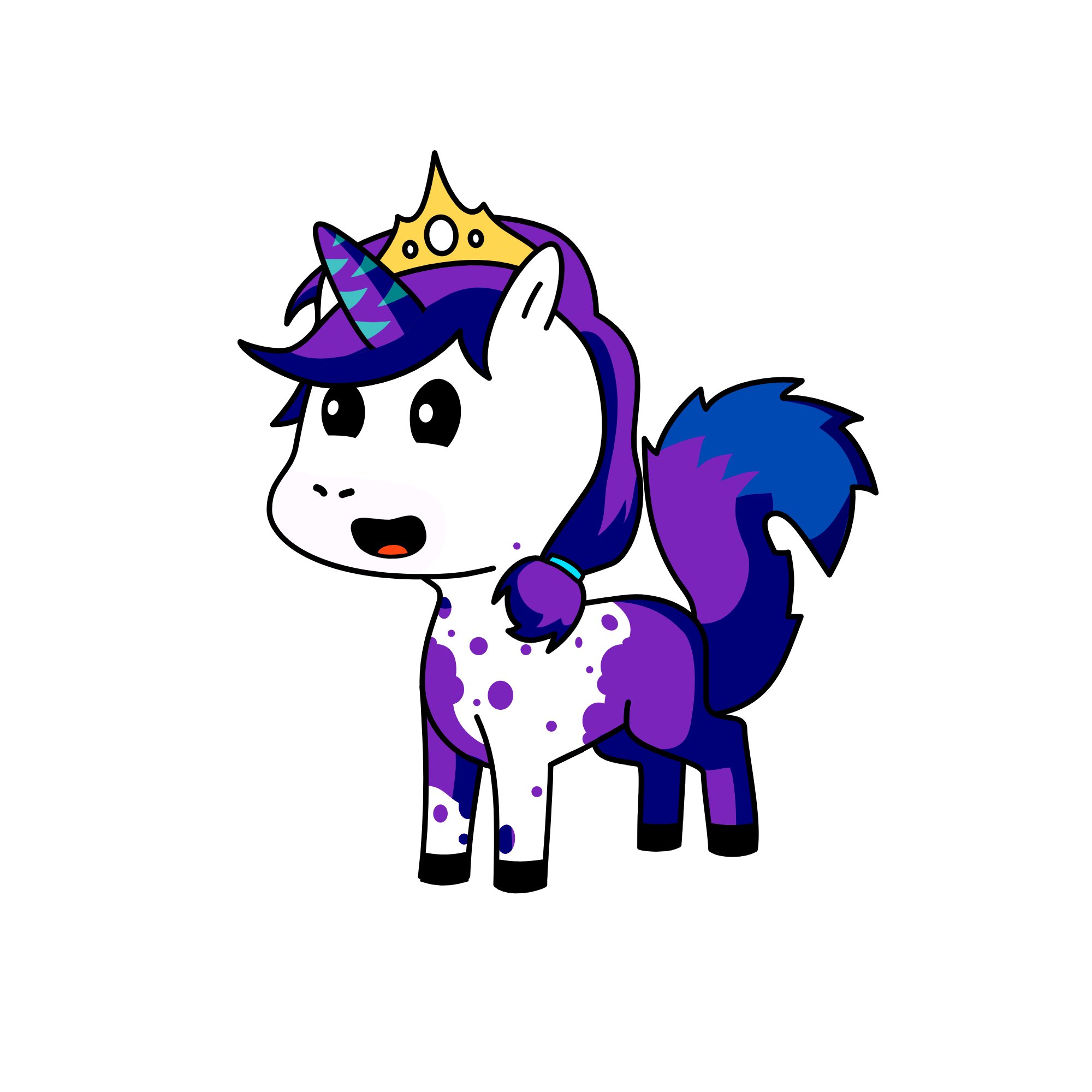Galla, the unicorn