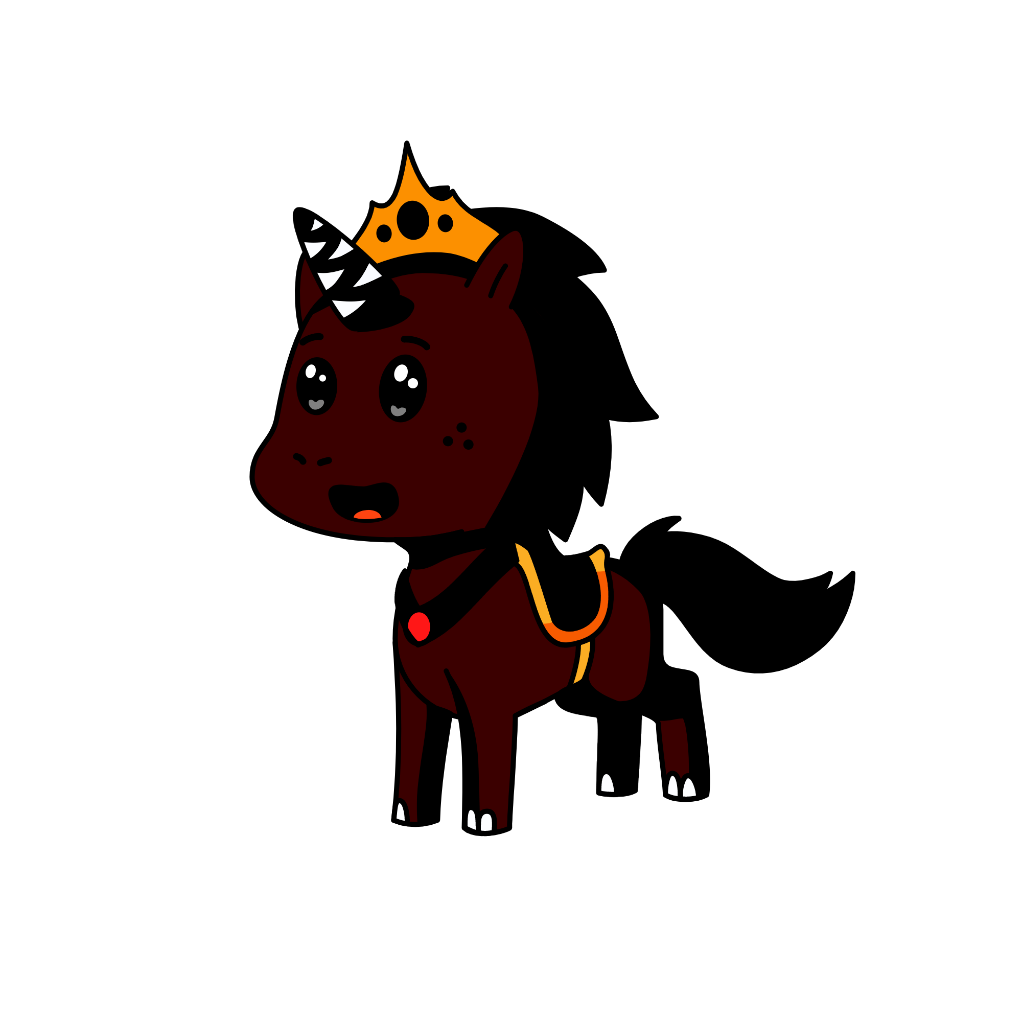 Queen Midnight , the unicorn
