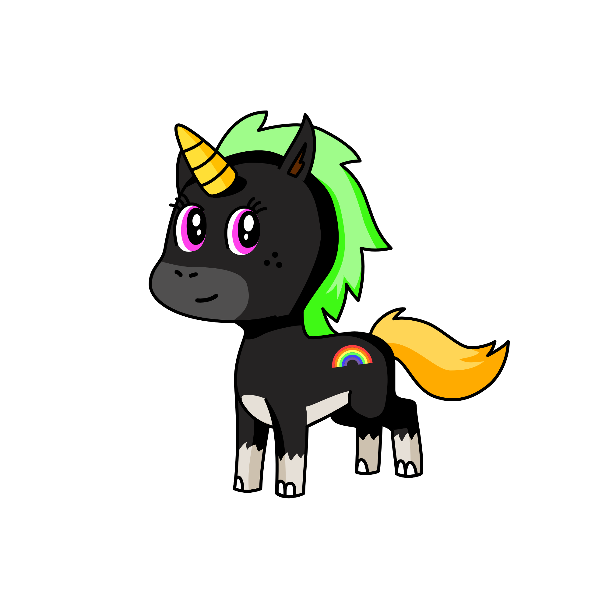 mela, the unicorn