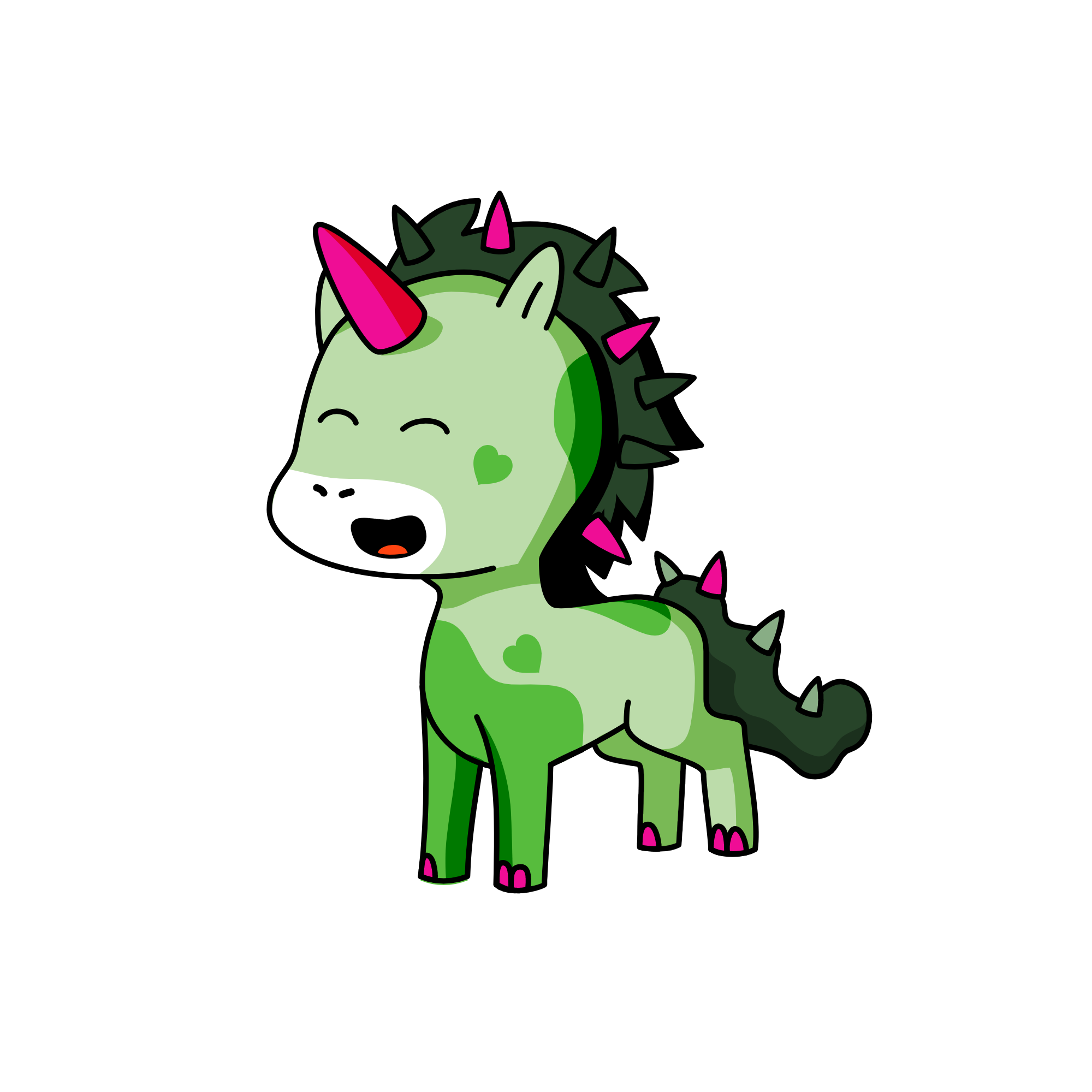 emerald, the unicorn