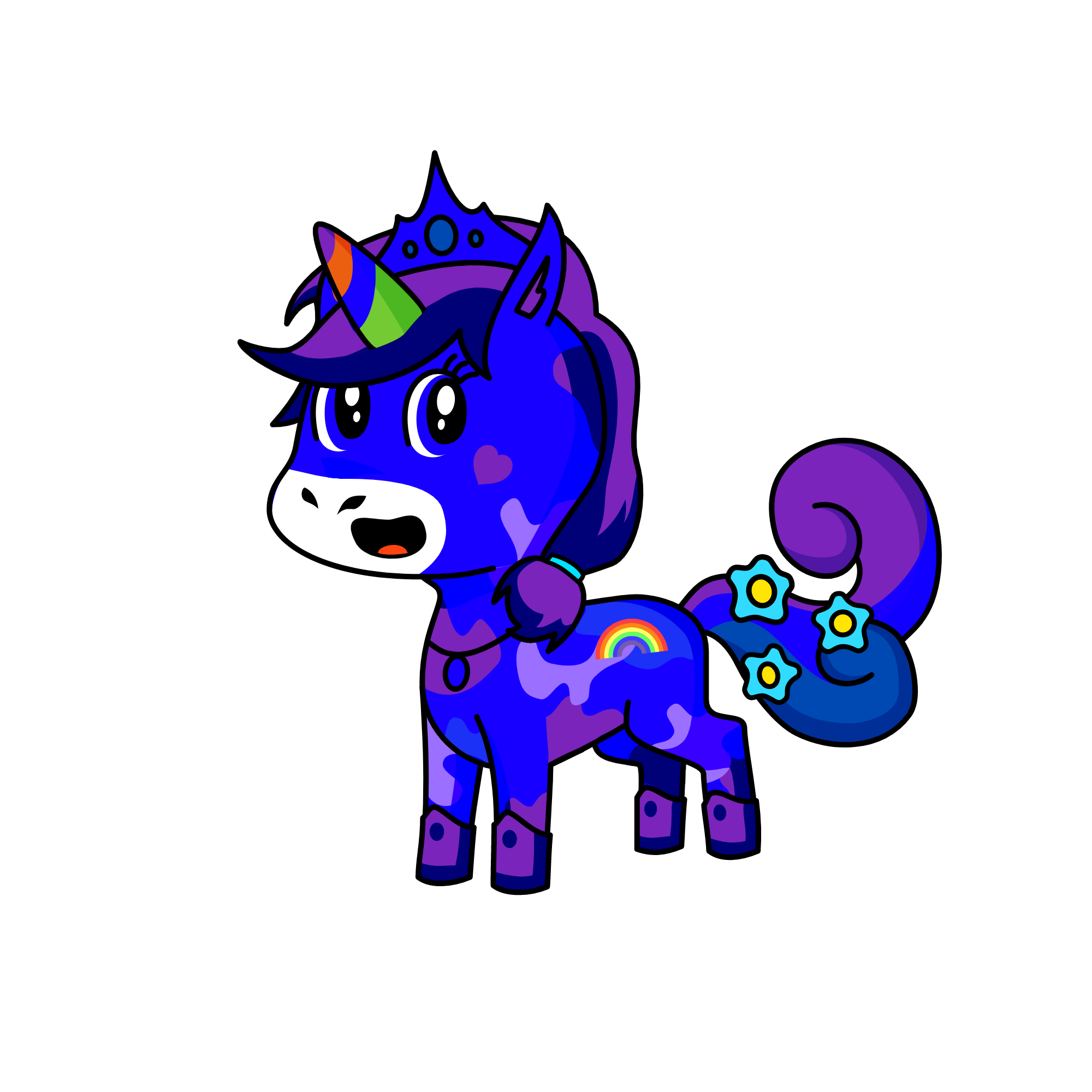 Rossi, the unicorn