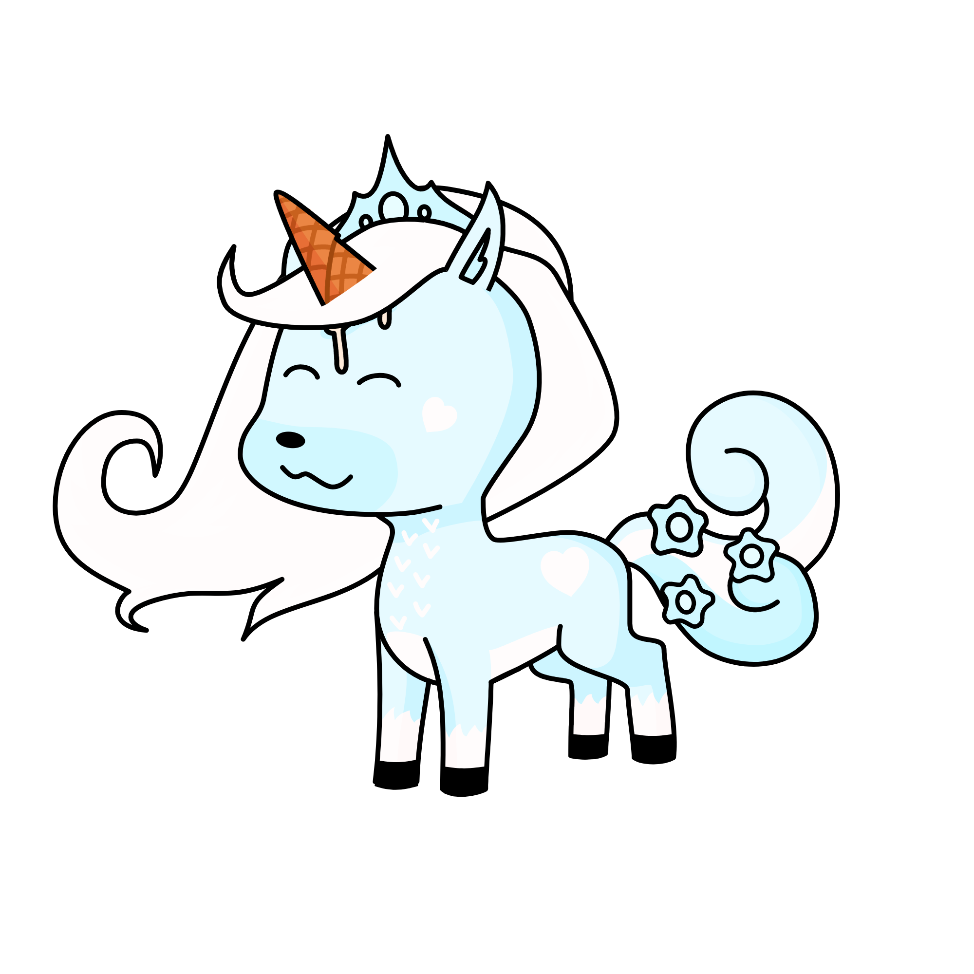 Pau, the unicorn