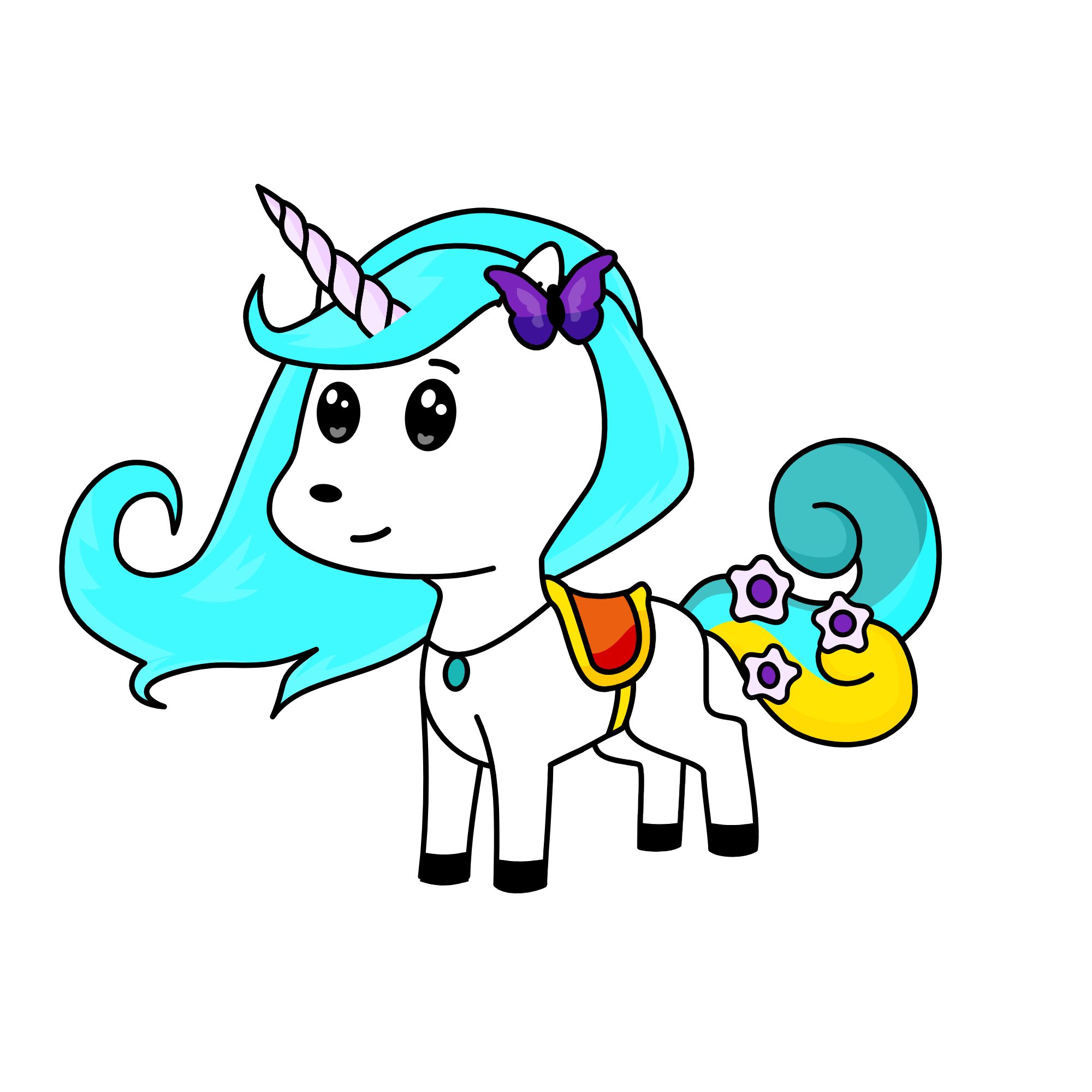 Starry- lacy, the unicorn