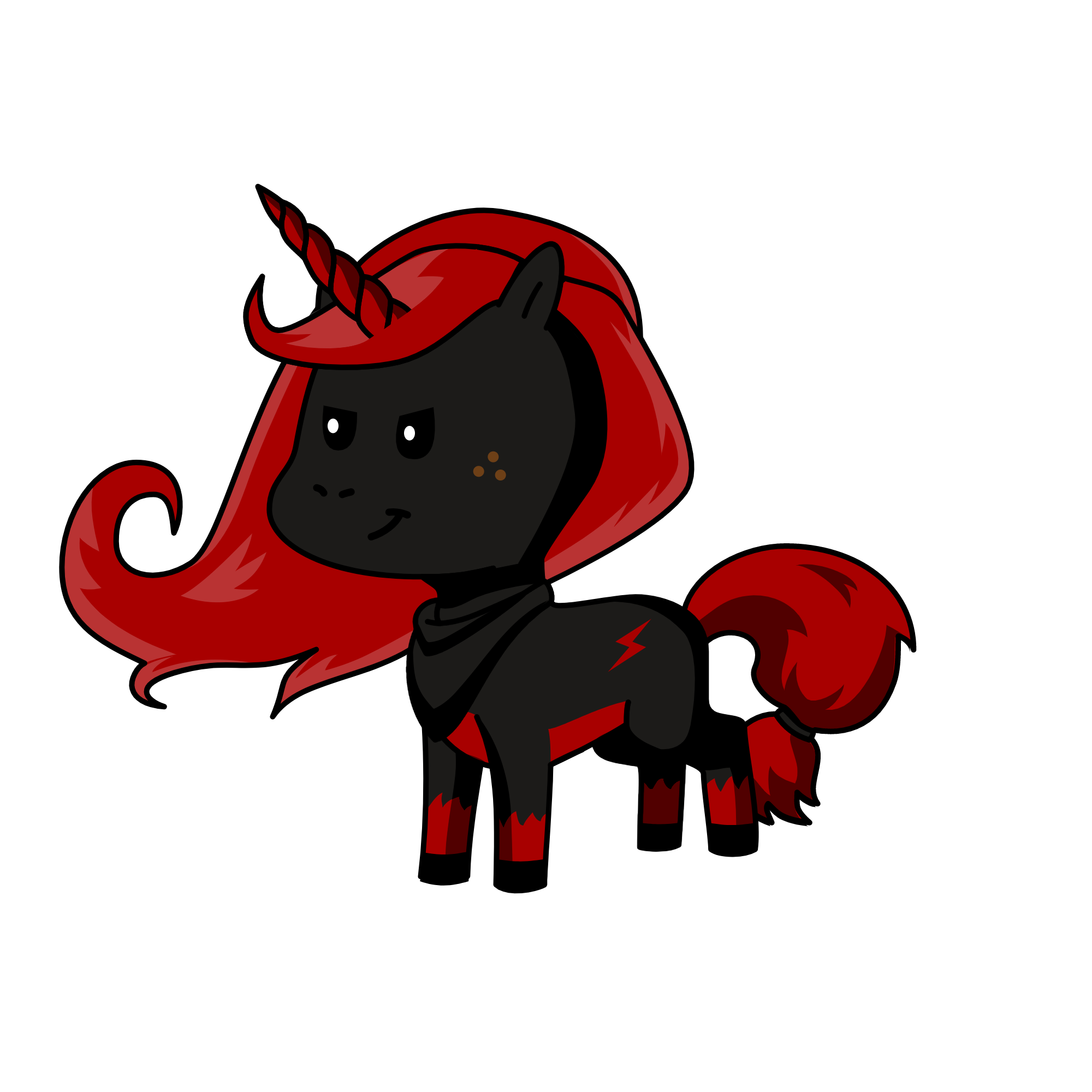 Catherine the evil unicorn, the unicorn