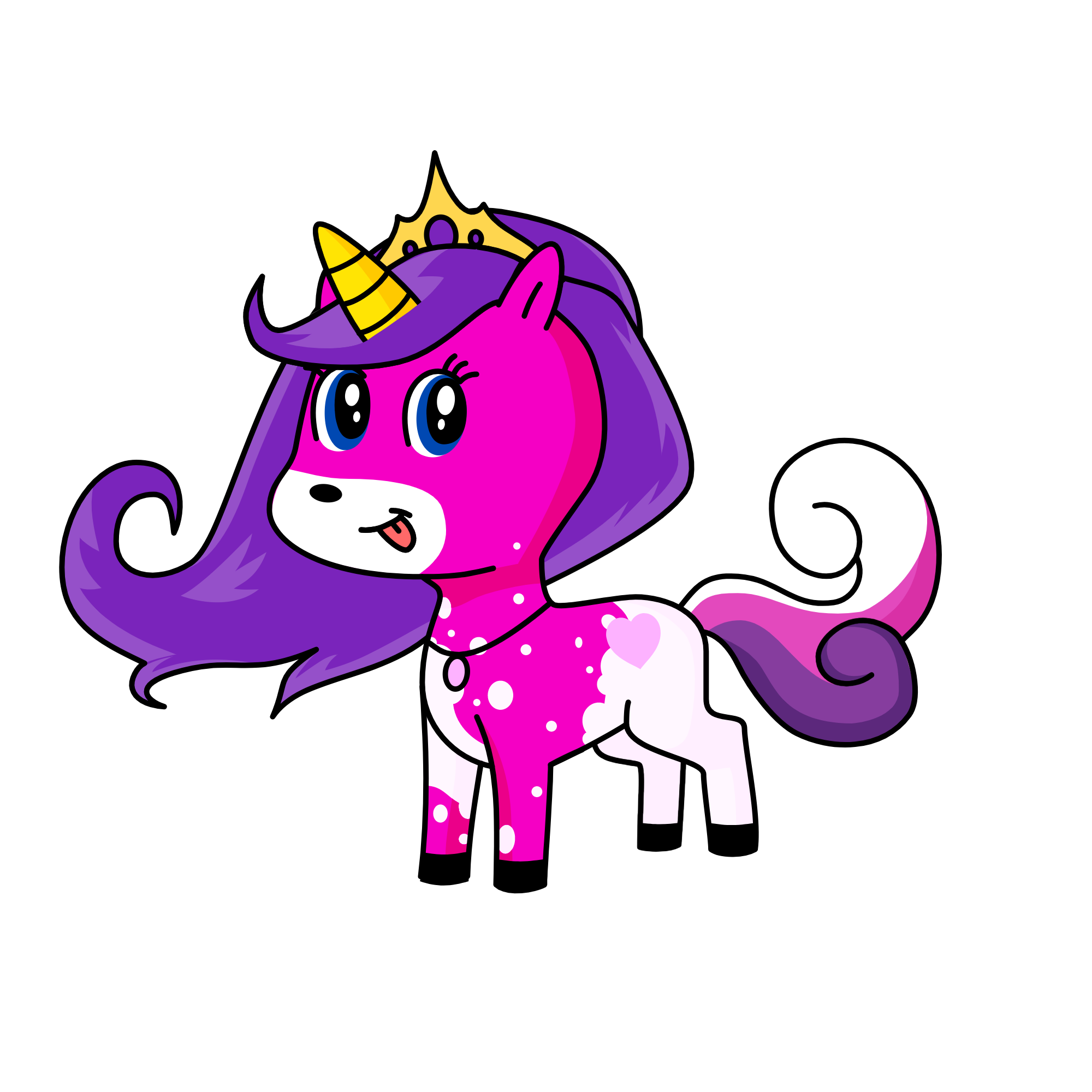 Girlly, the unicorn