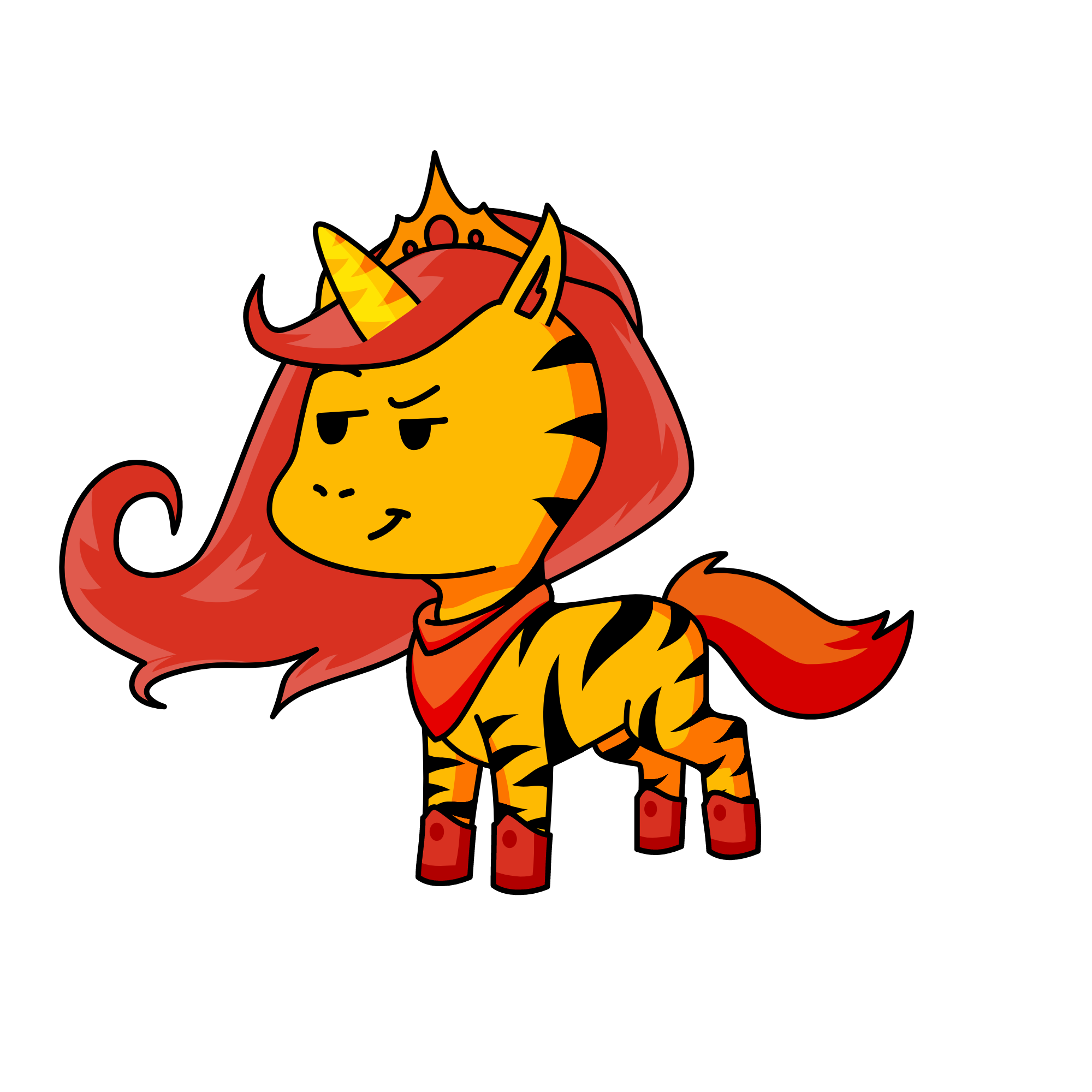 Fire, the unicorn