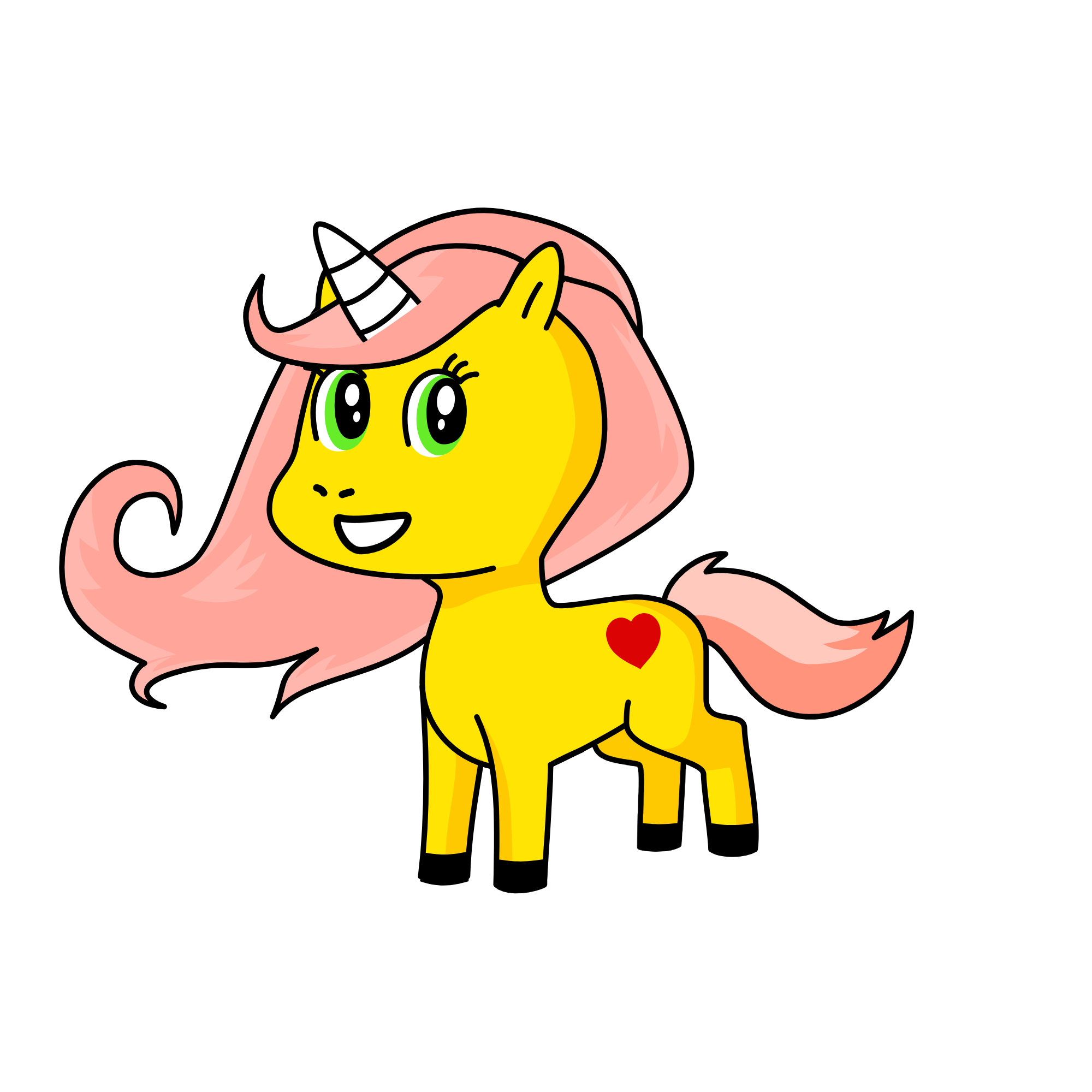 flutershy, the unicorn