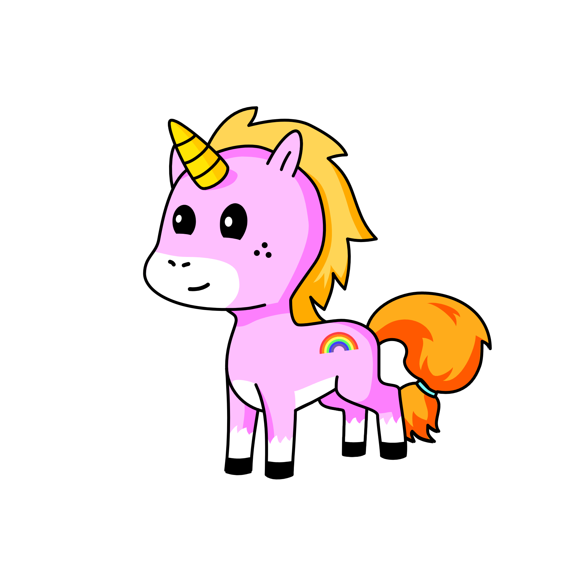 pinky the unicorn, the unicorn