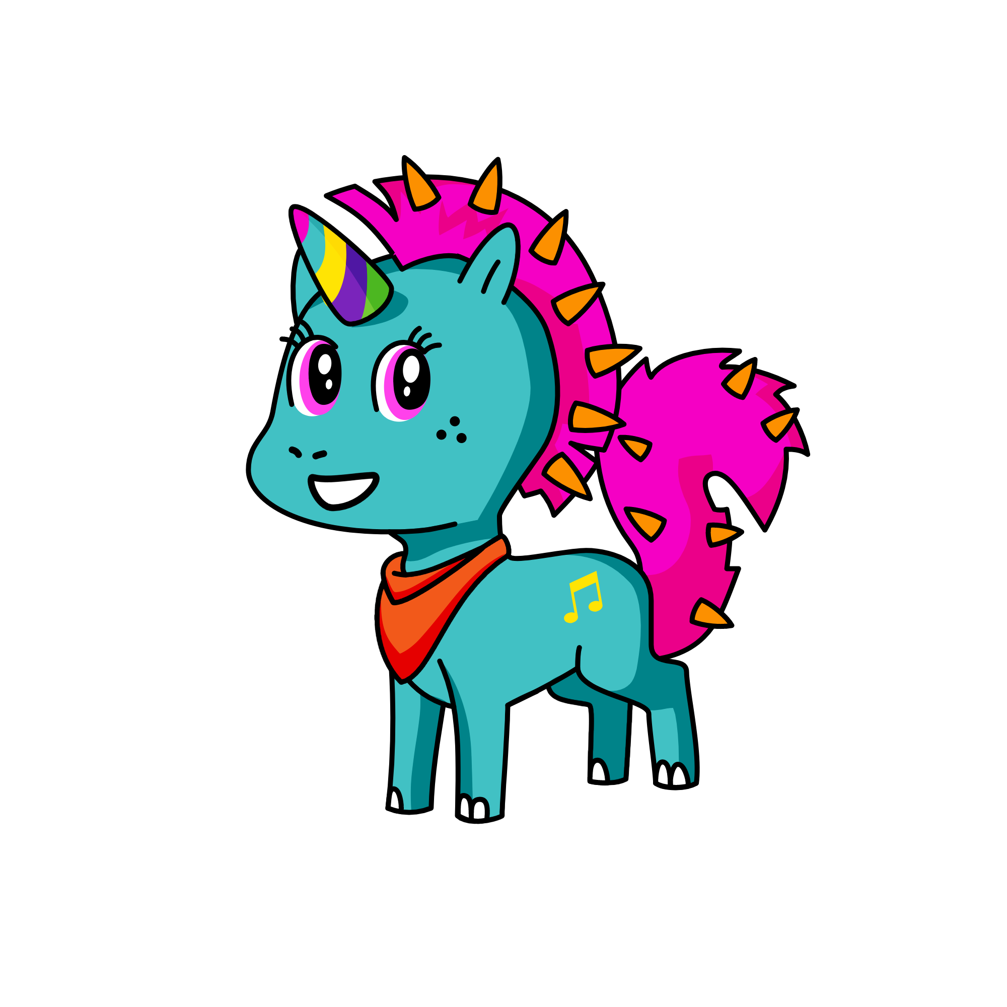 sandy, the unicorn