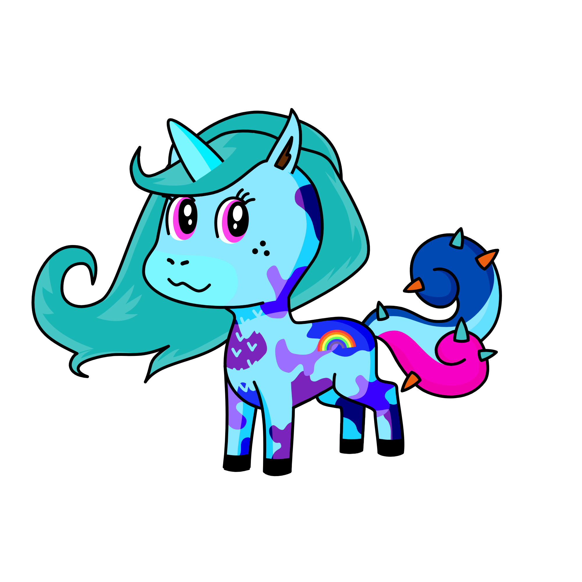 ice princess lily, the unicorn