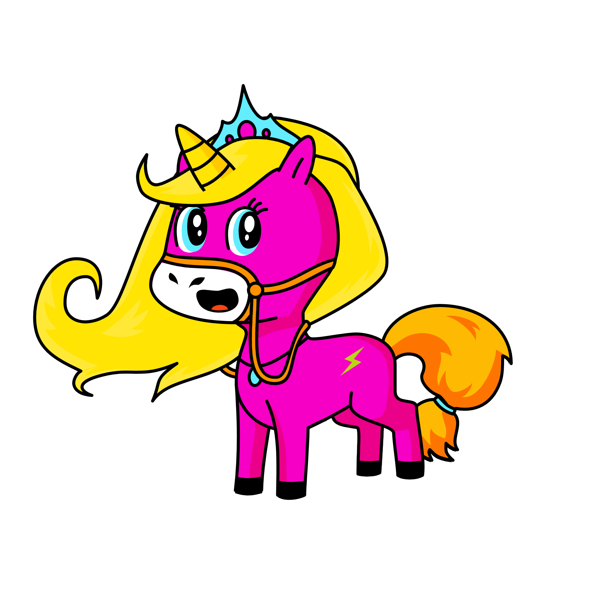 fluttershy, the unicorn