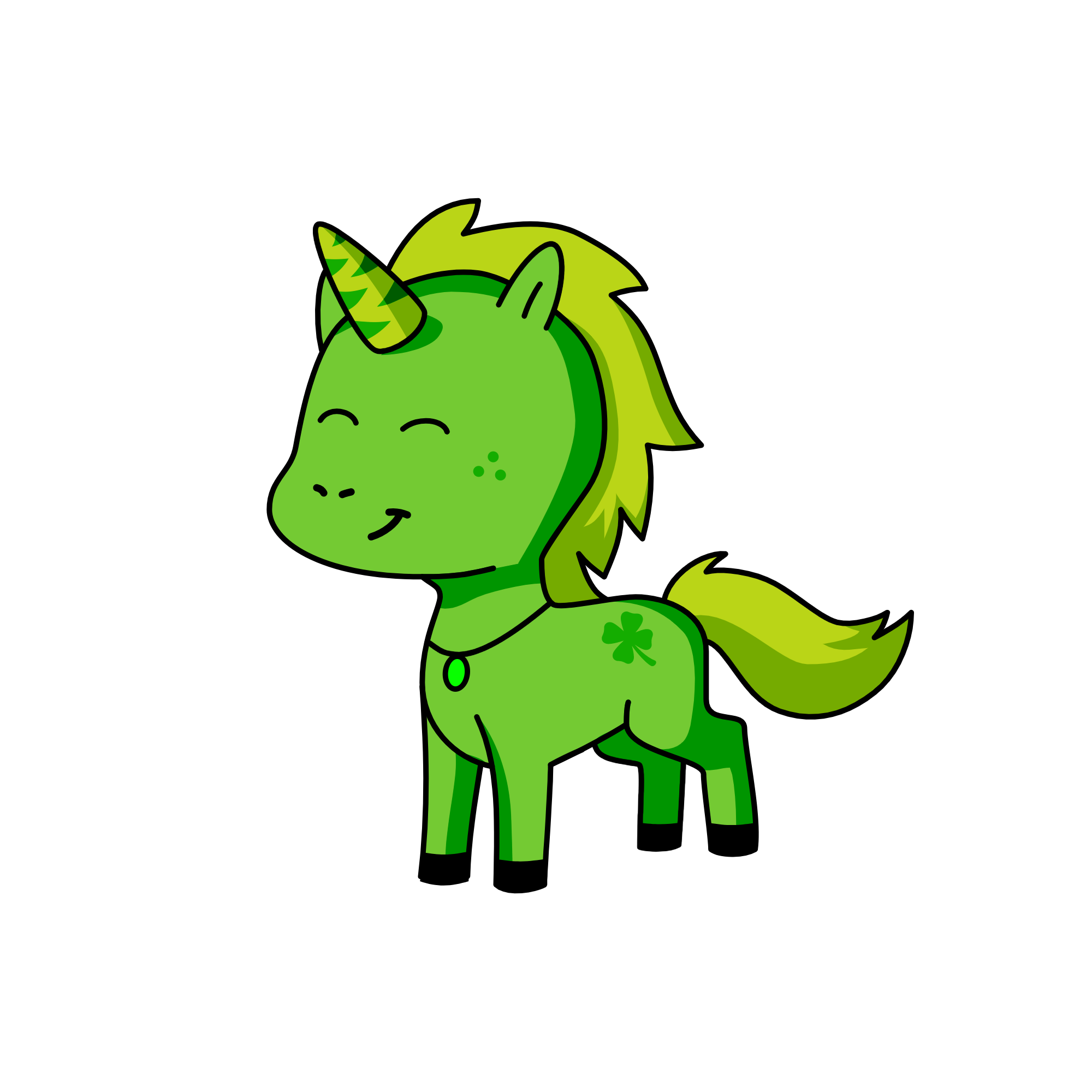 Clover, the unicorn