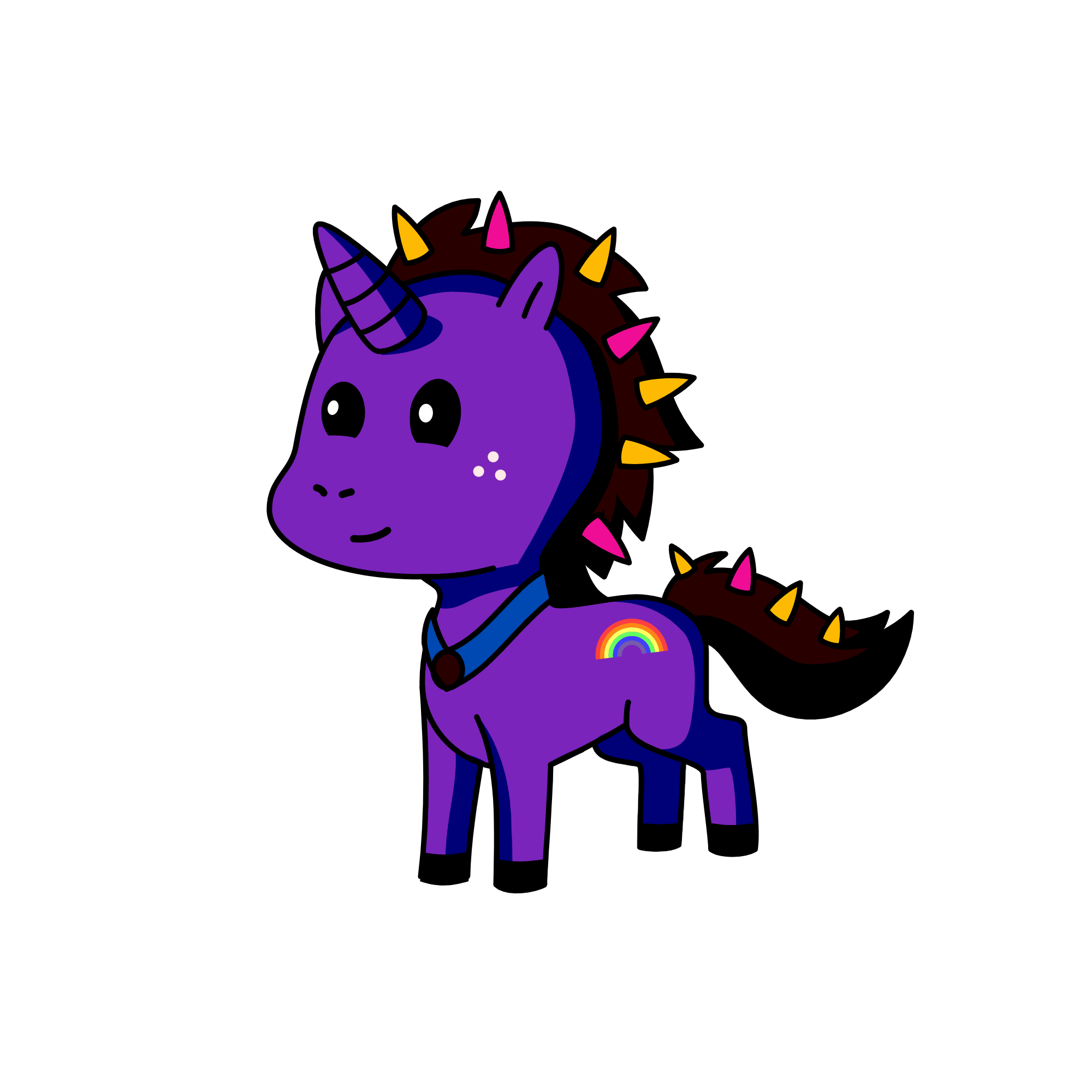 Darky, the unicorn