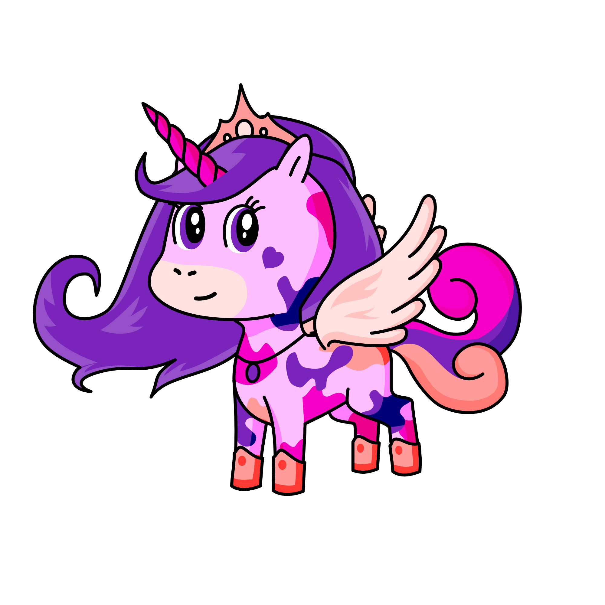 Rainha da Arte, the unicorn