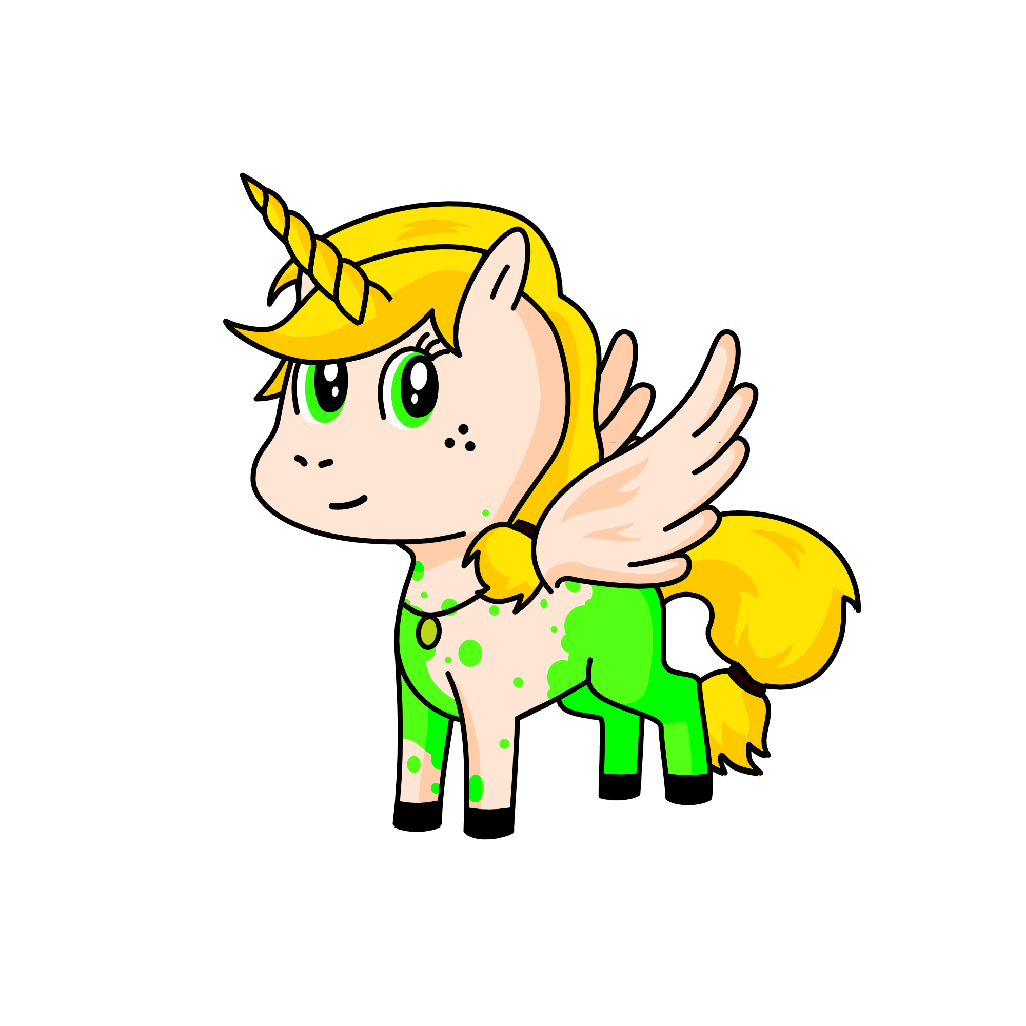 Tinker Bell, the unicorn
