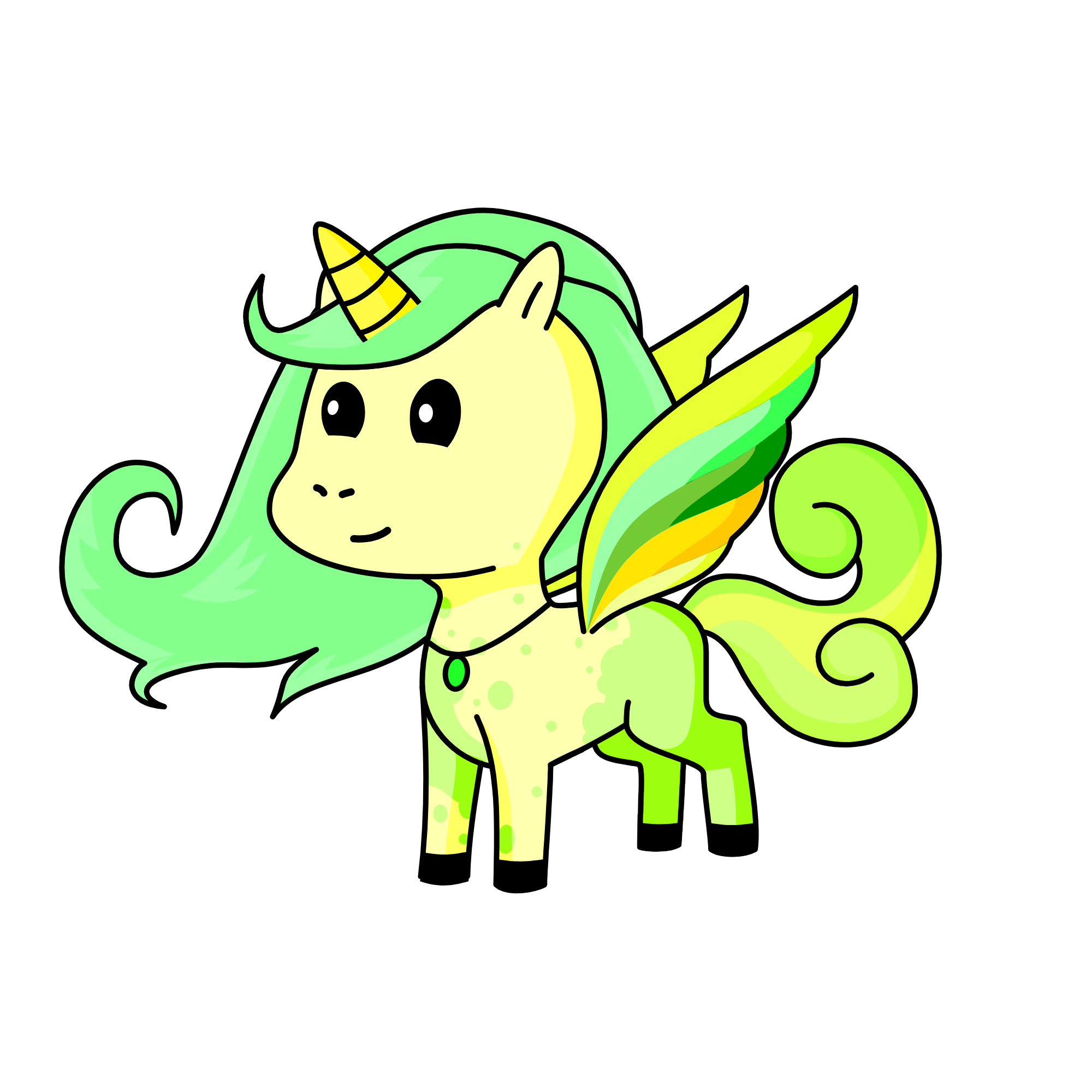 Lemon Drop, the unicorn
