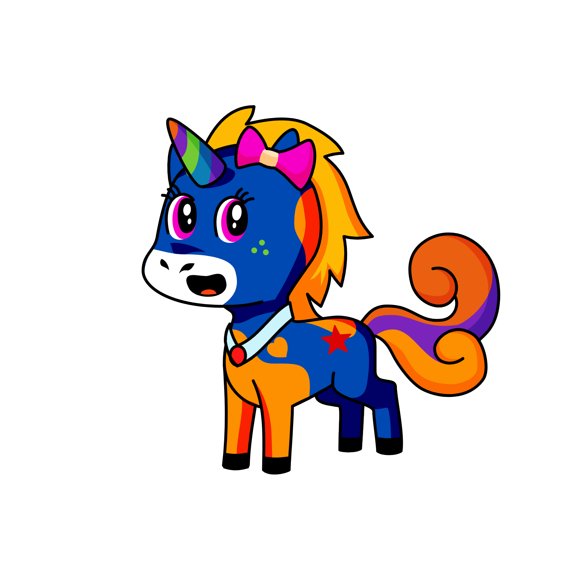 rainbow ella, the unicorn