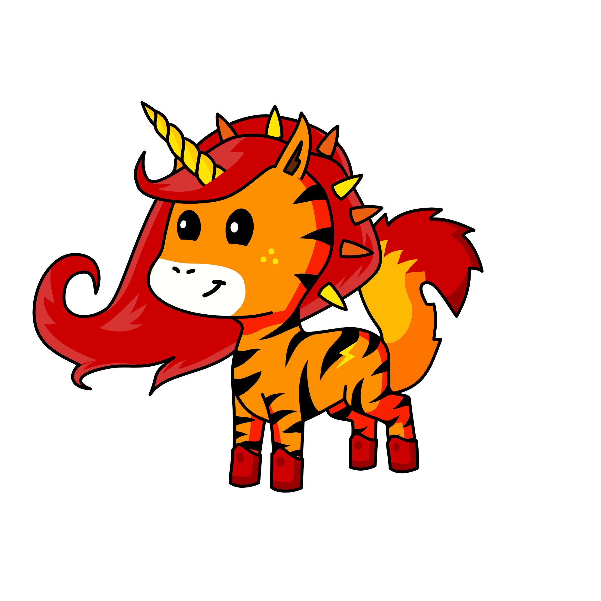 Tiger, the unicorn