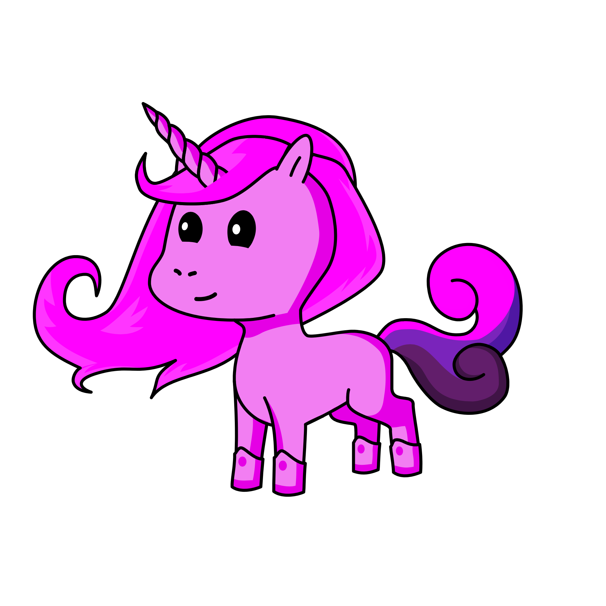 Baby flurry heart, the unicorn