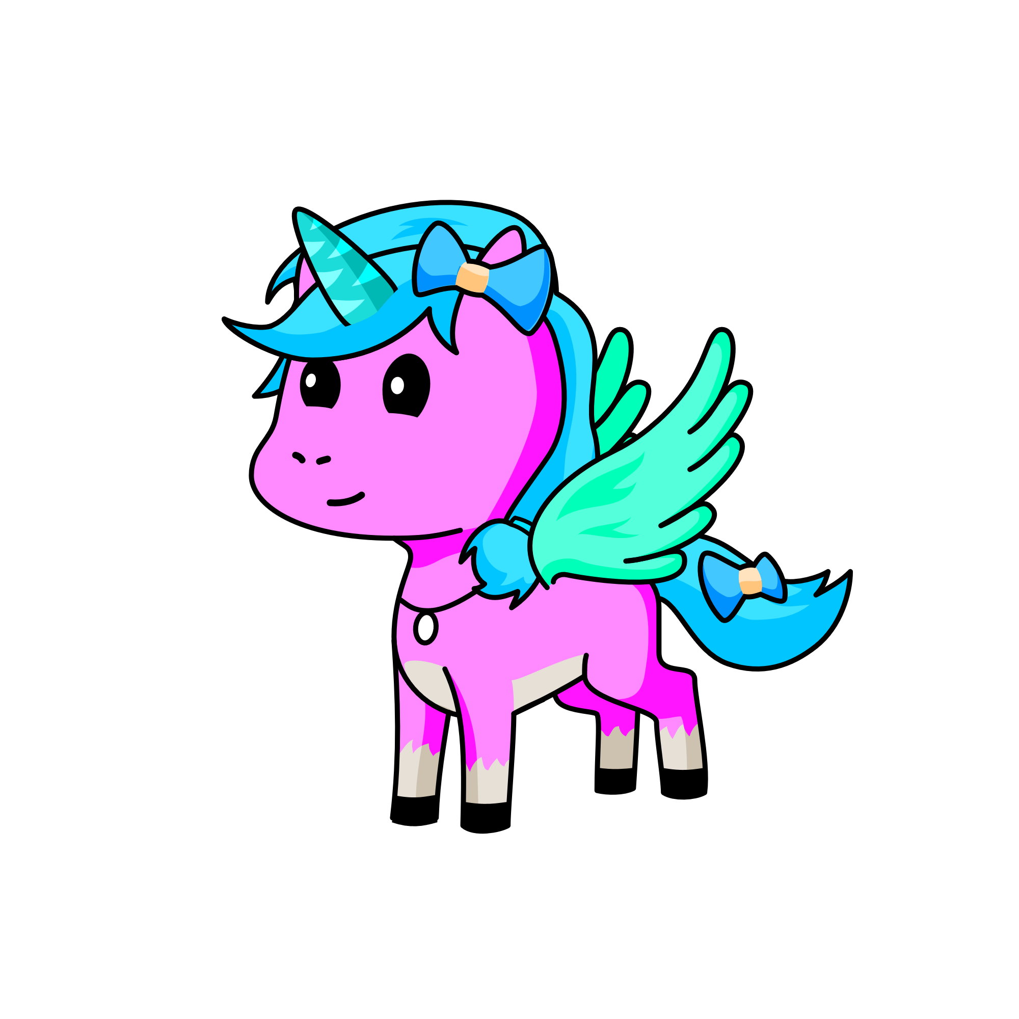 Tappy, the unicorn