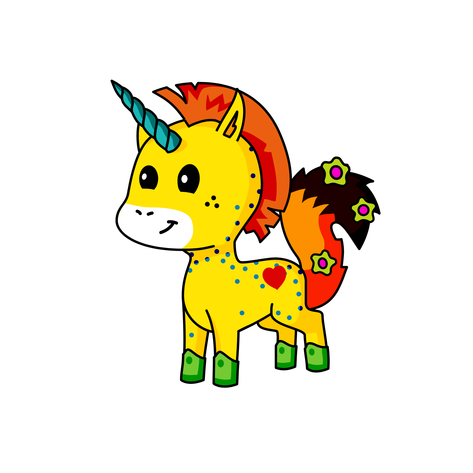 orangejack, the unicorn