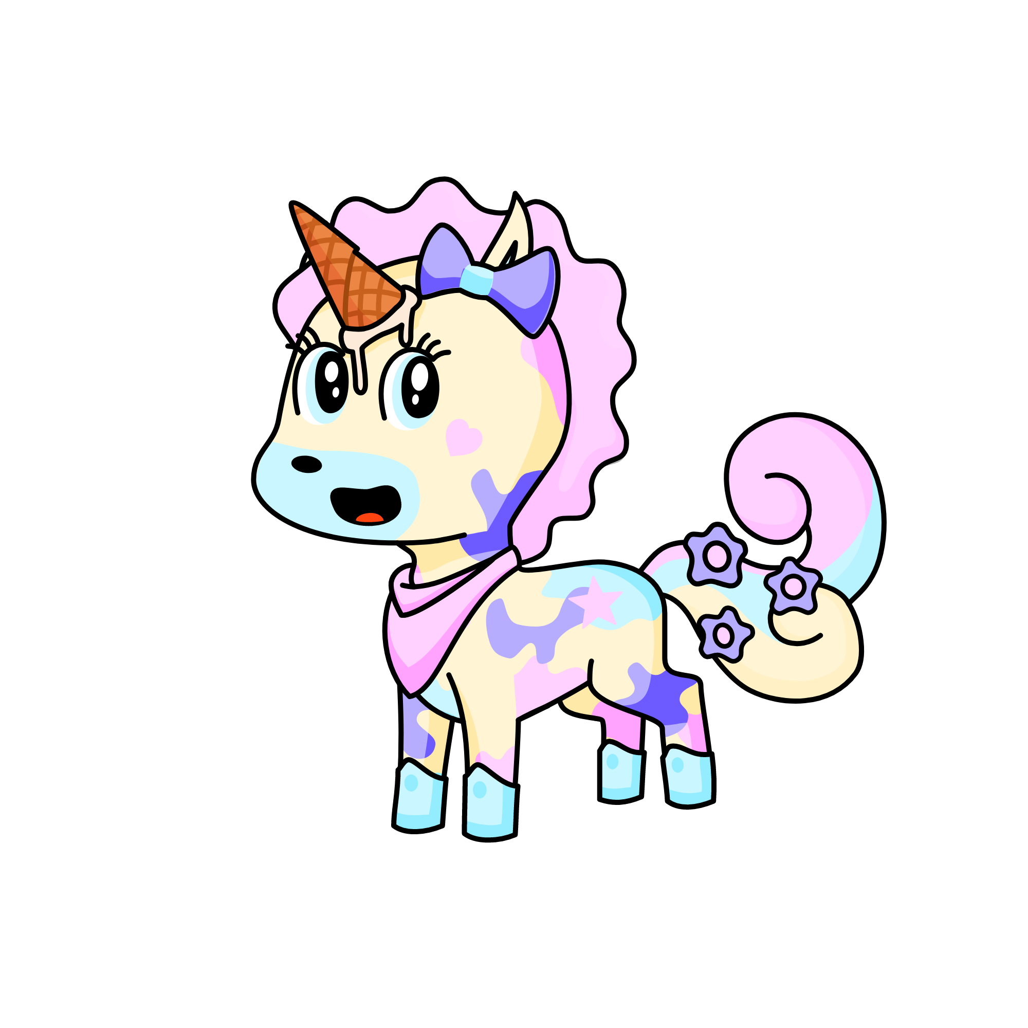BirthdayCakeyLuv, the unicorn