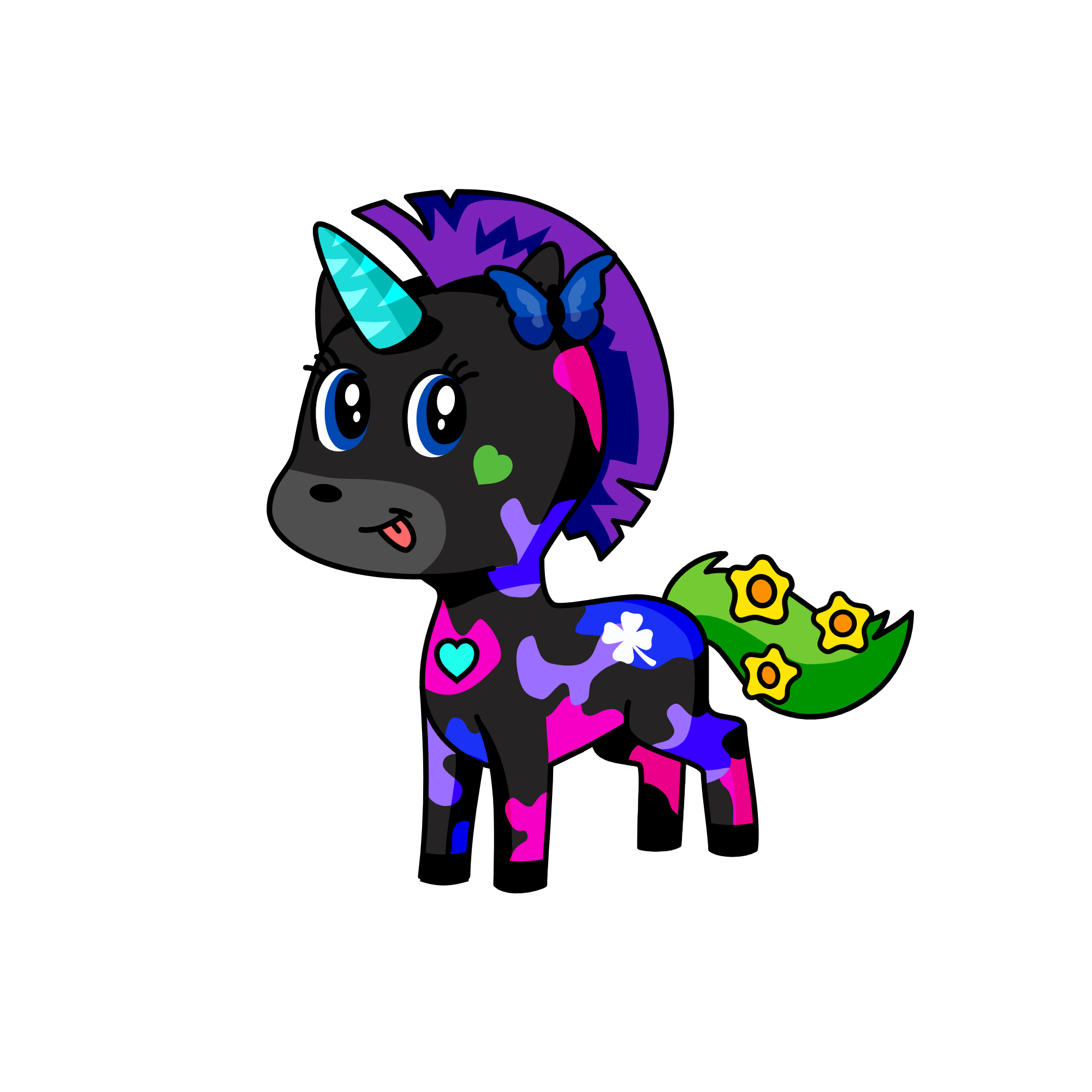 Pixey, the unicorn