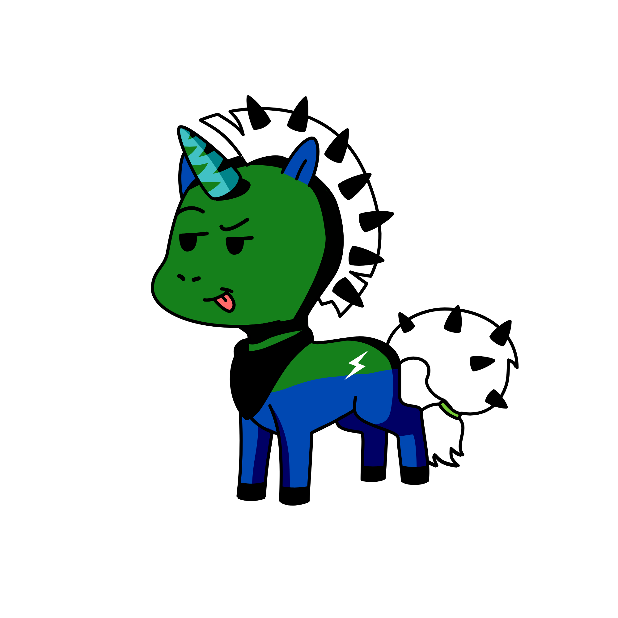 Mongolito, the unicorn
