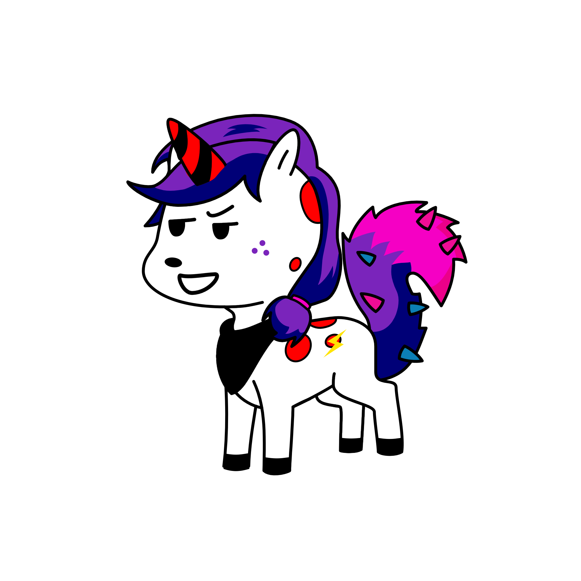 The mail unicorn , the unicorn