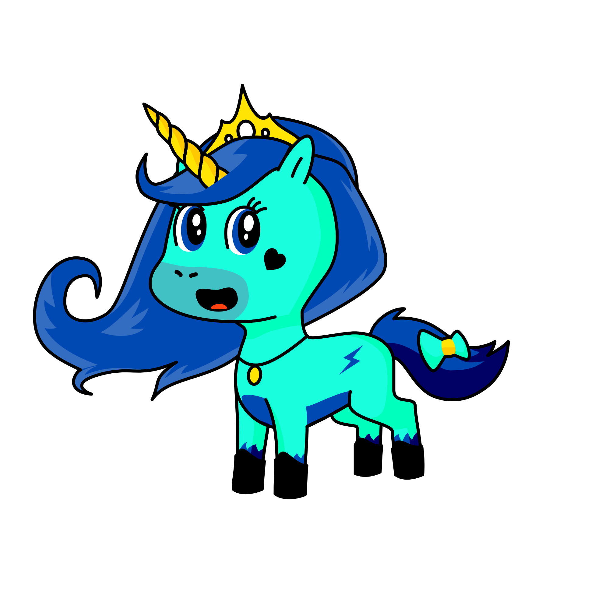 Frostlily, the unicorn