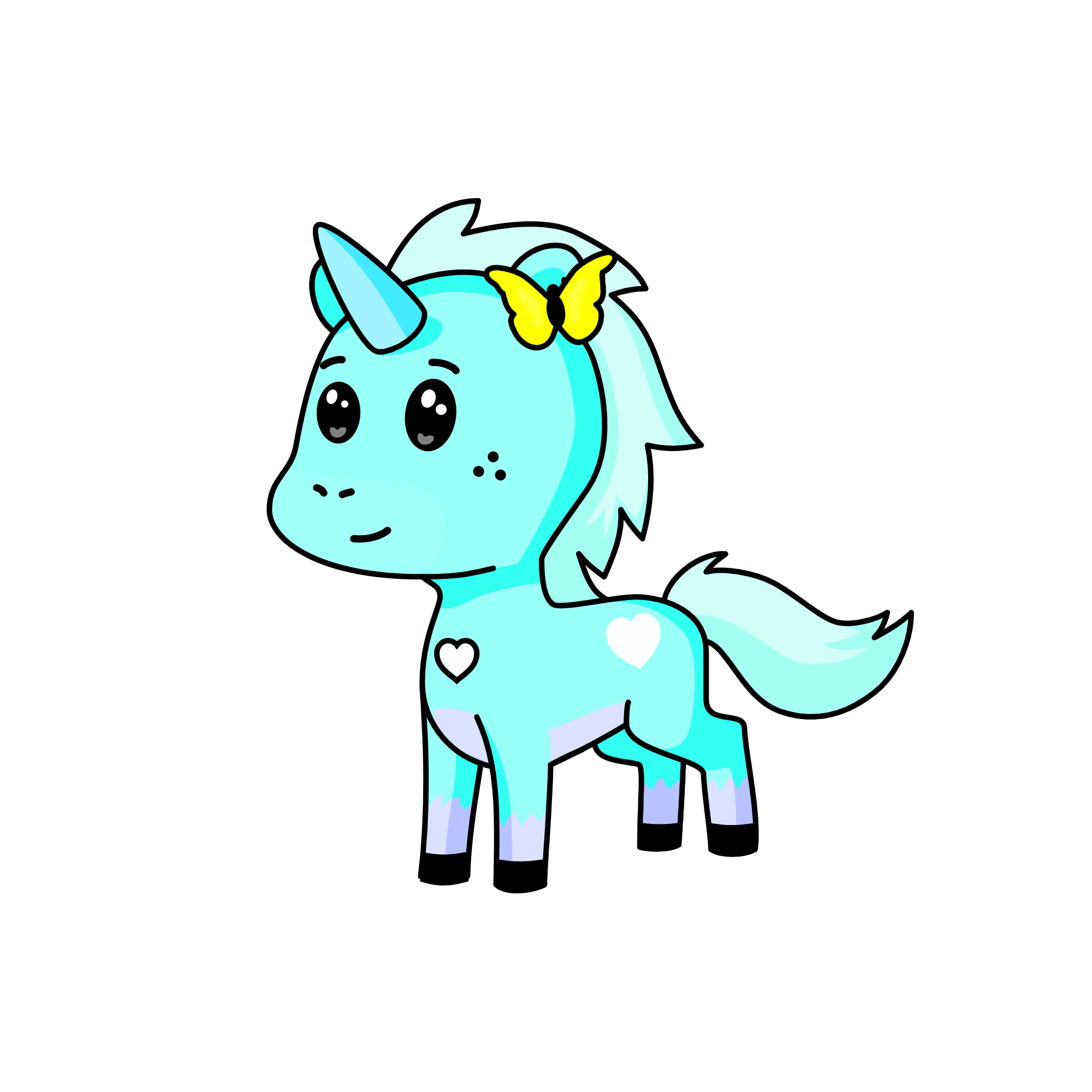 flutteryyy, the unicorn