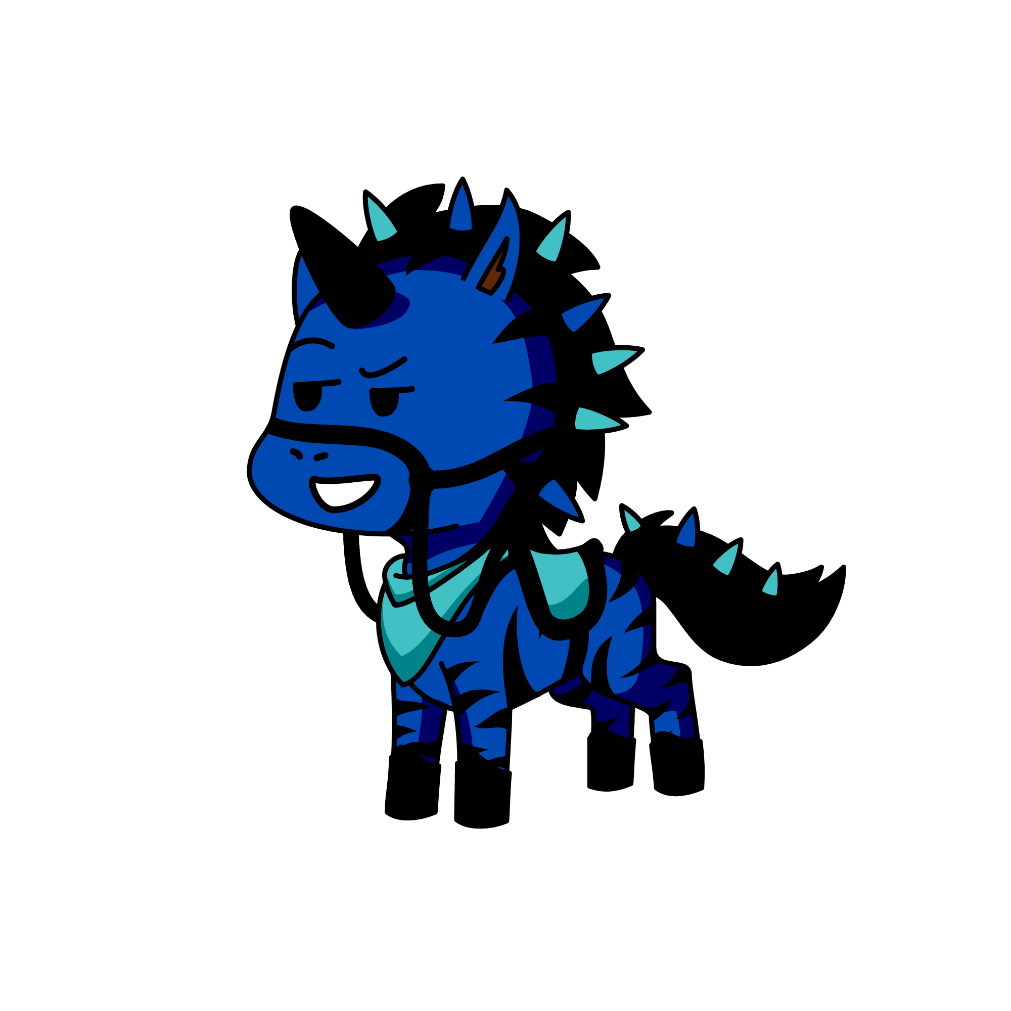 SPIKY, the unicorn