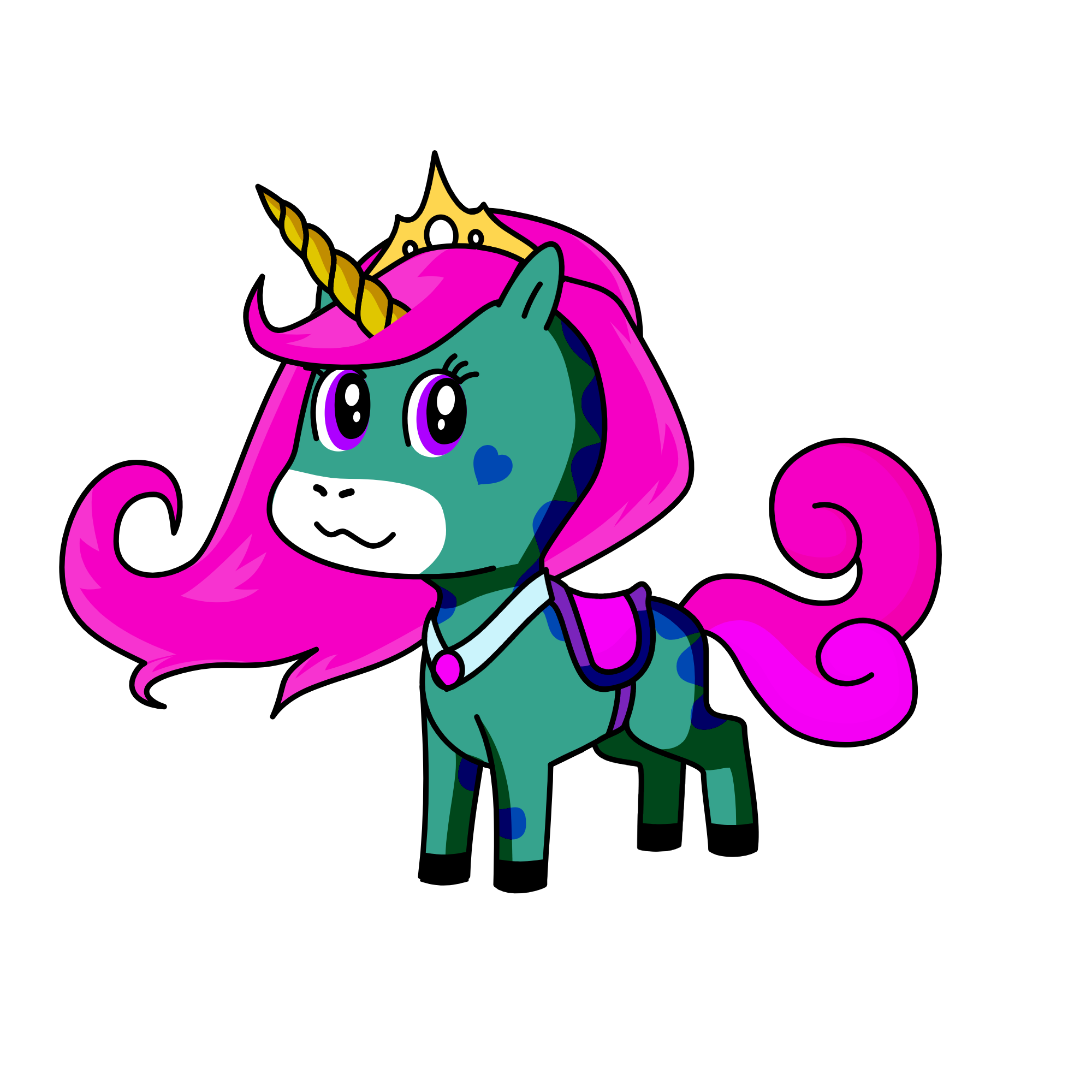 Ashley, the unicorn