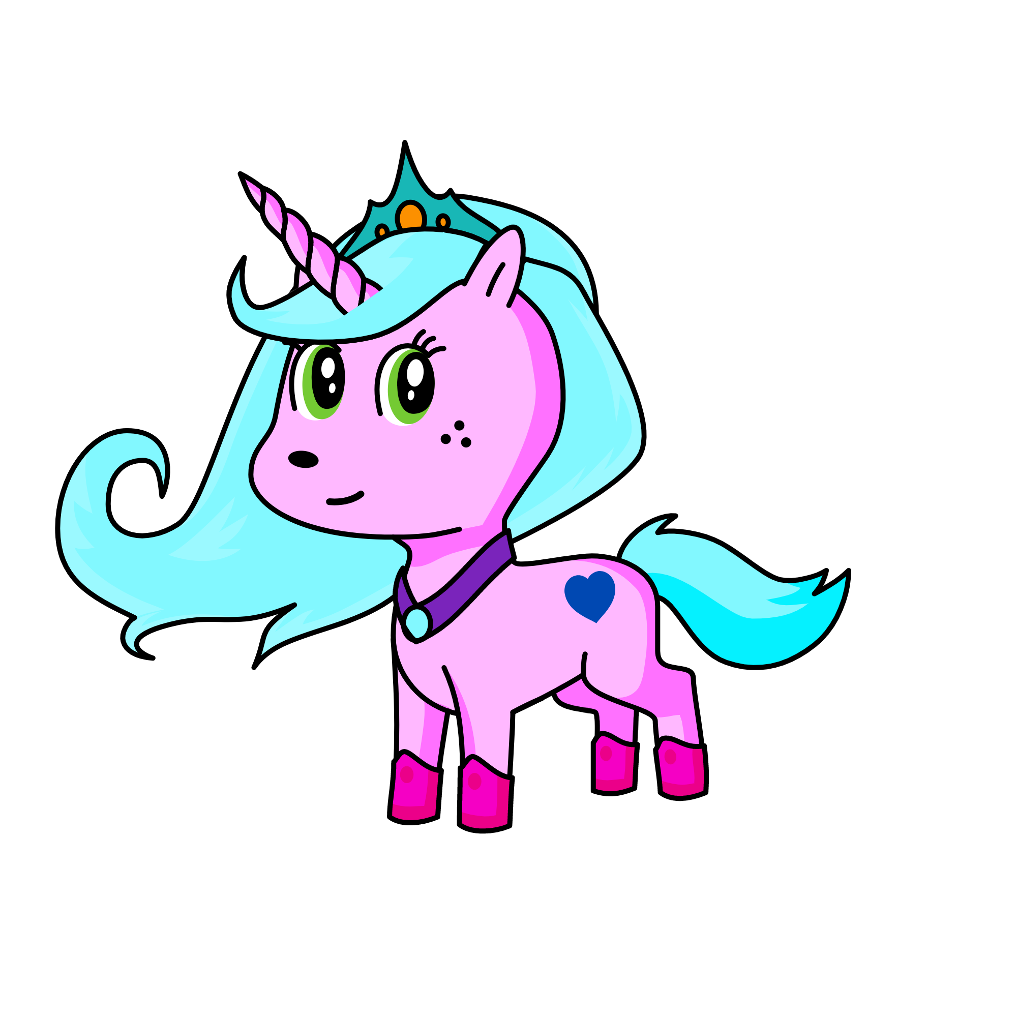 Kitten, the unicorn