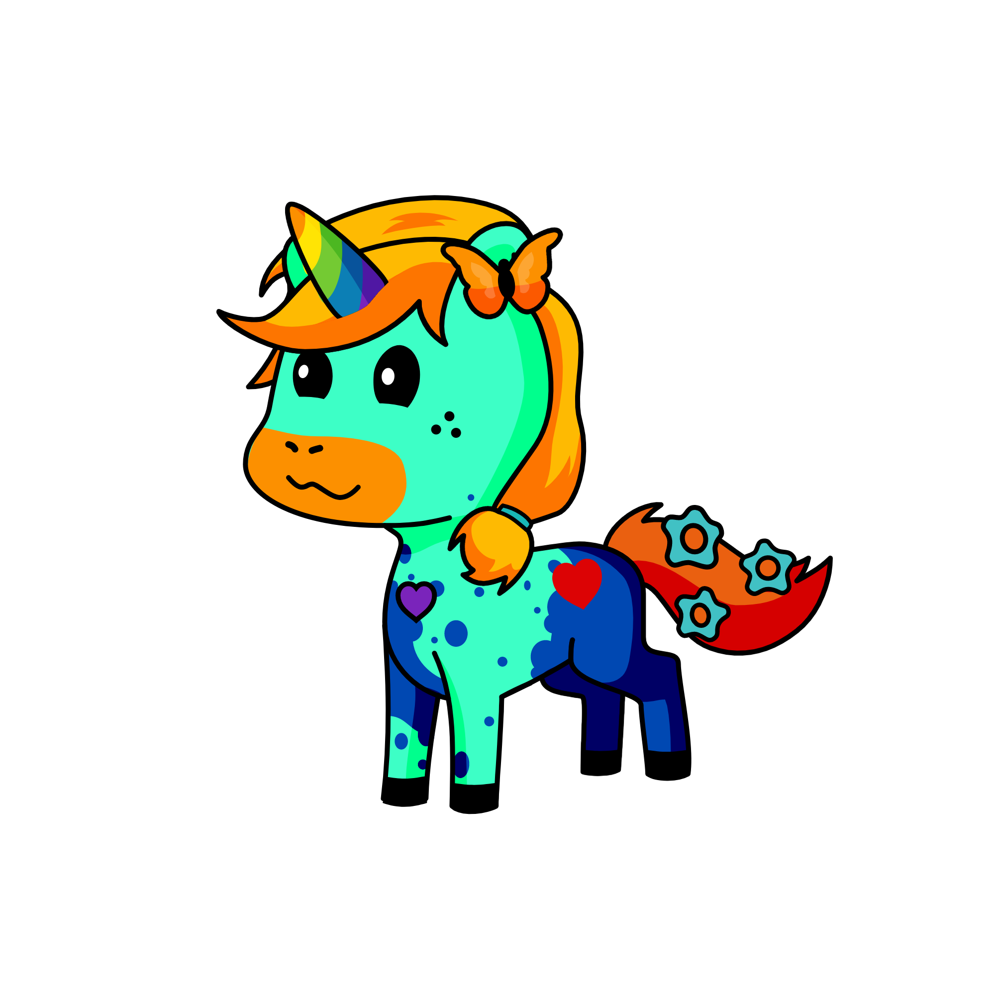 sprinky, the unicorn