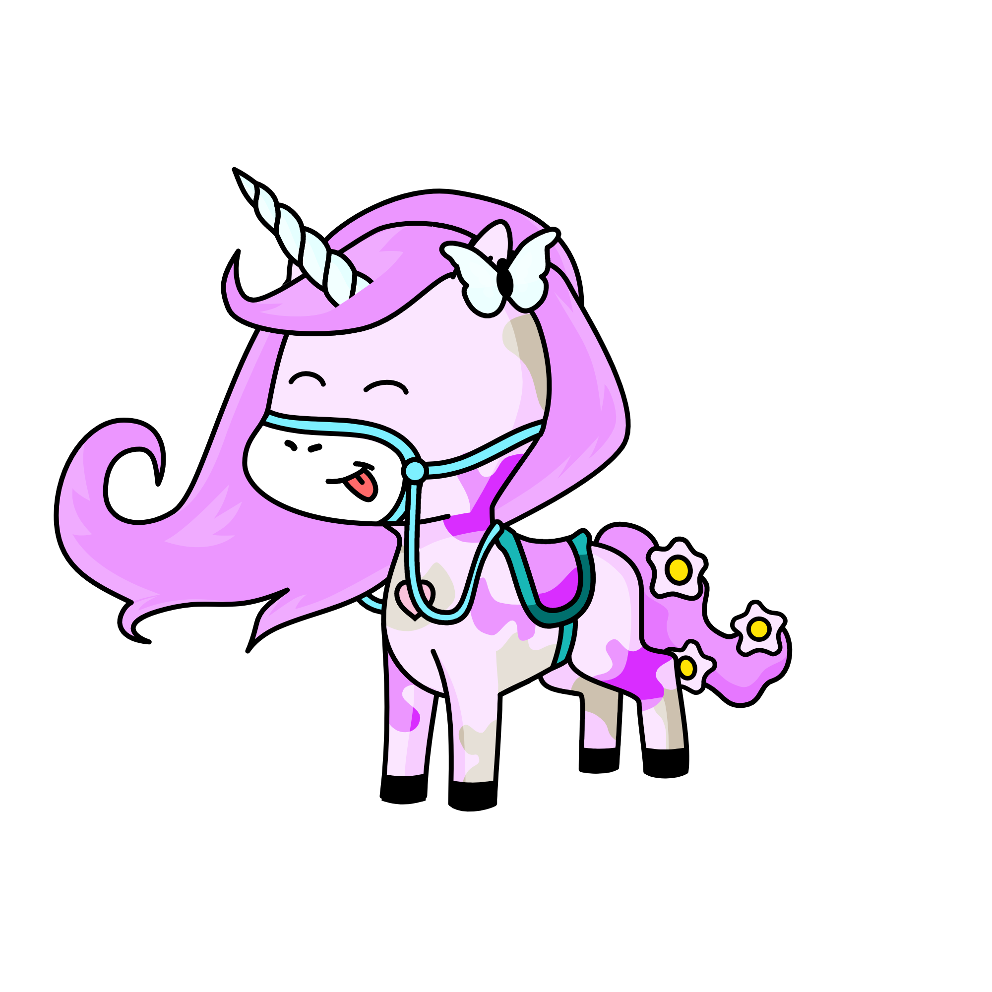April, the unicorn