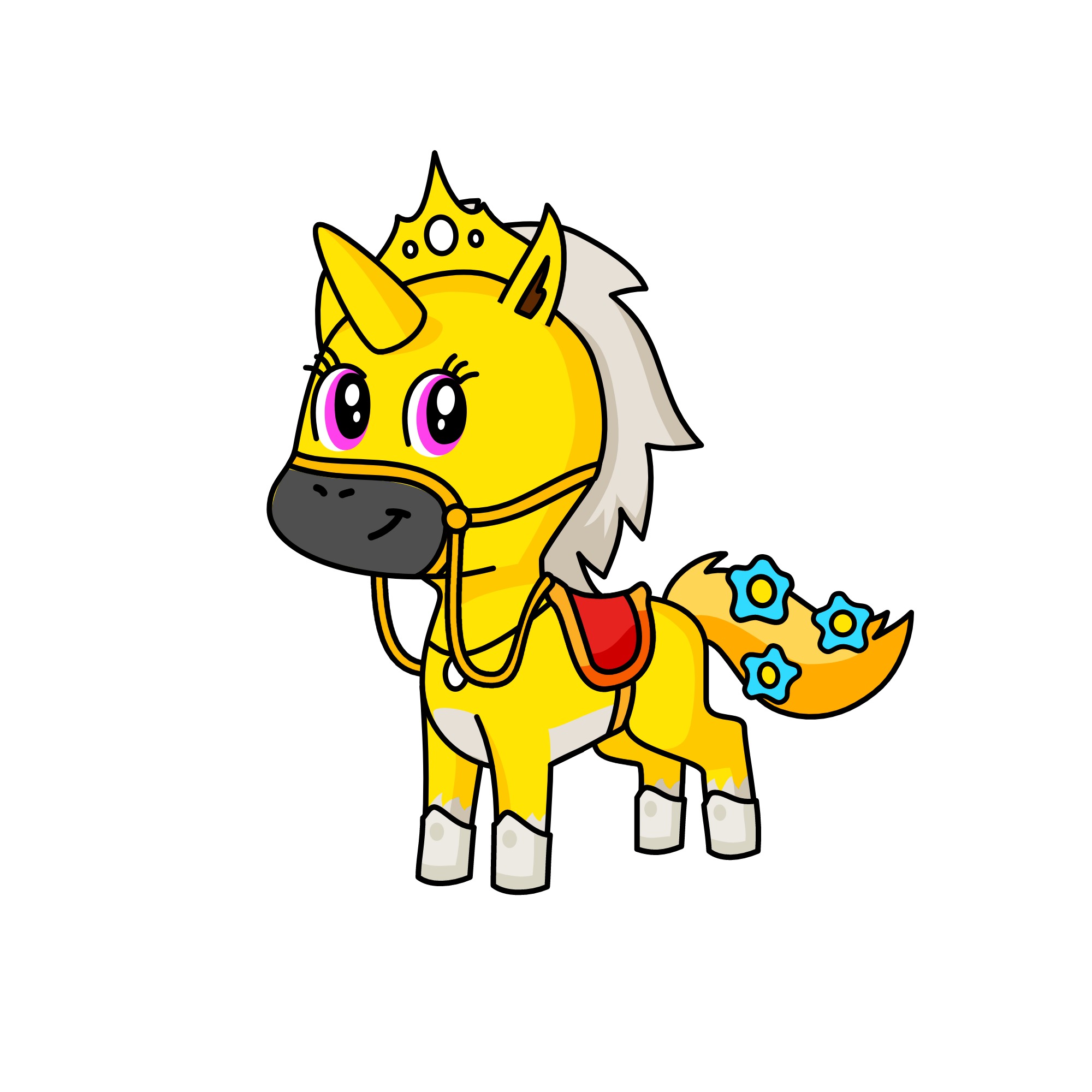 golden unicorn, the unicorn