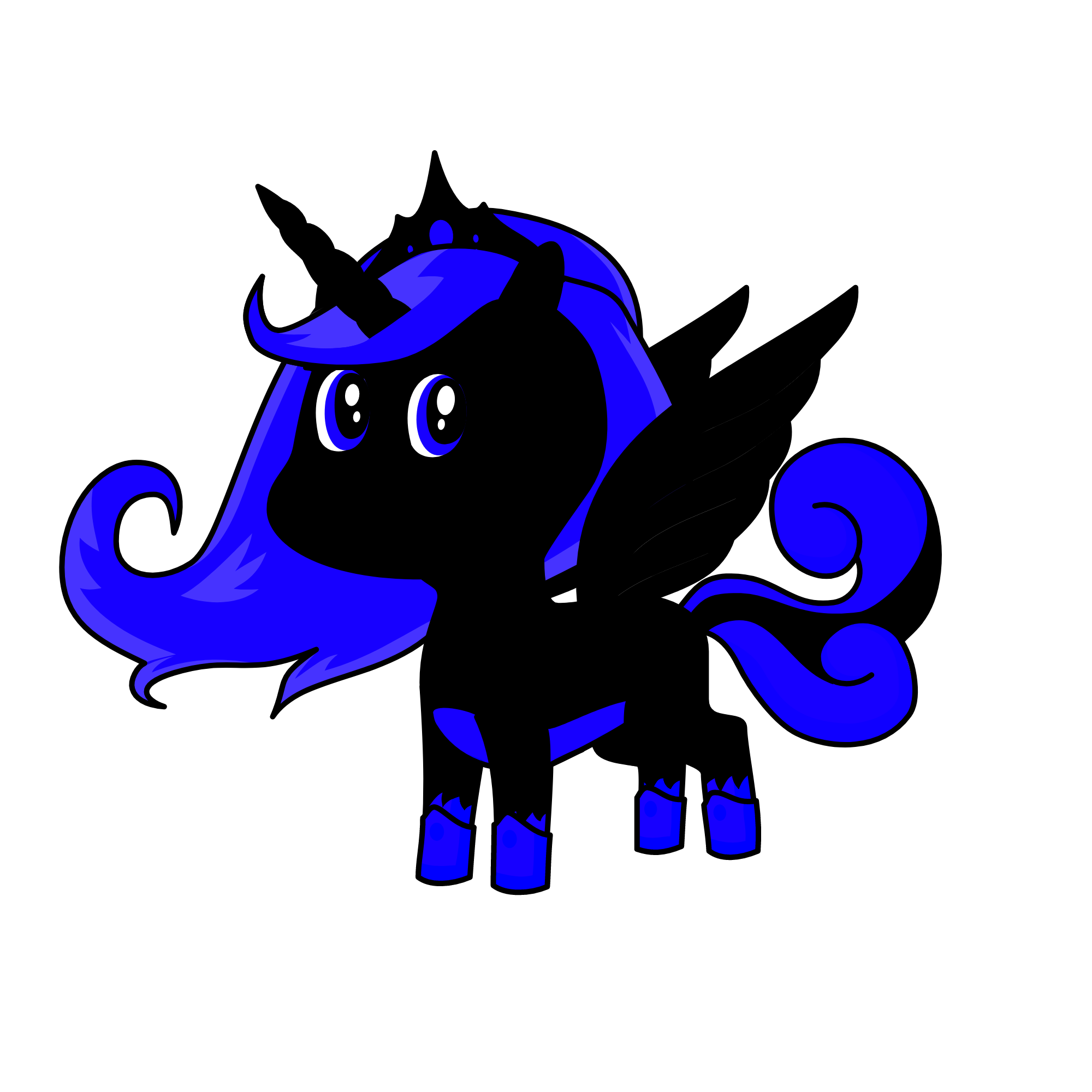 Nightmare Moon, the unicorn