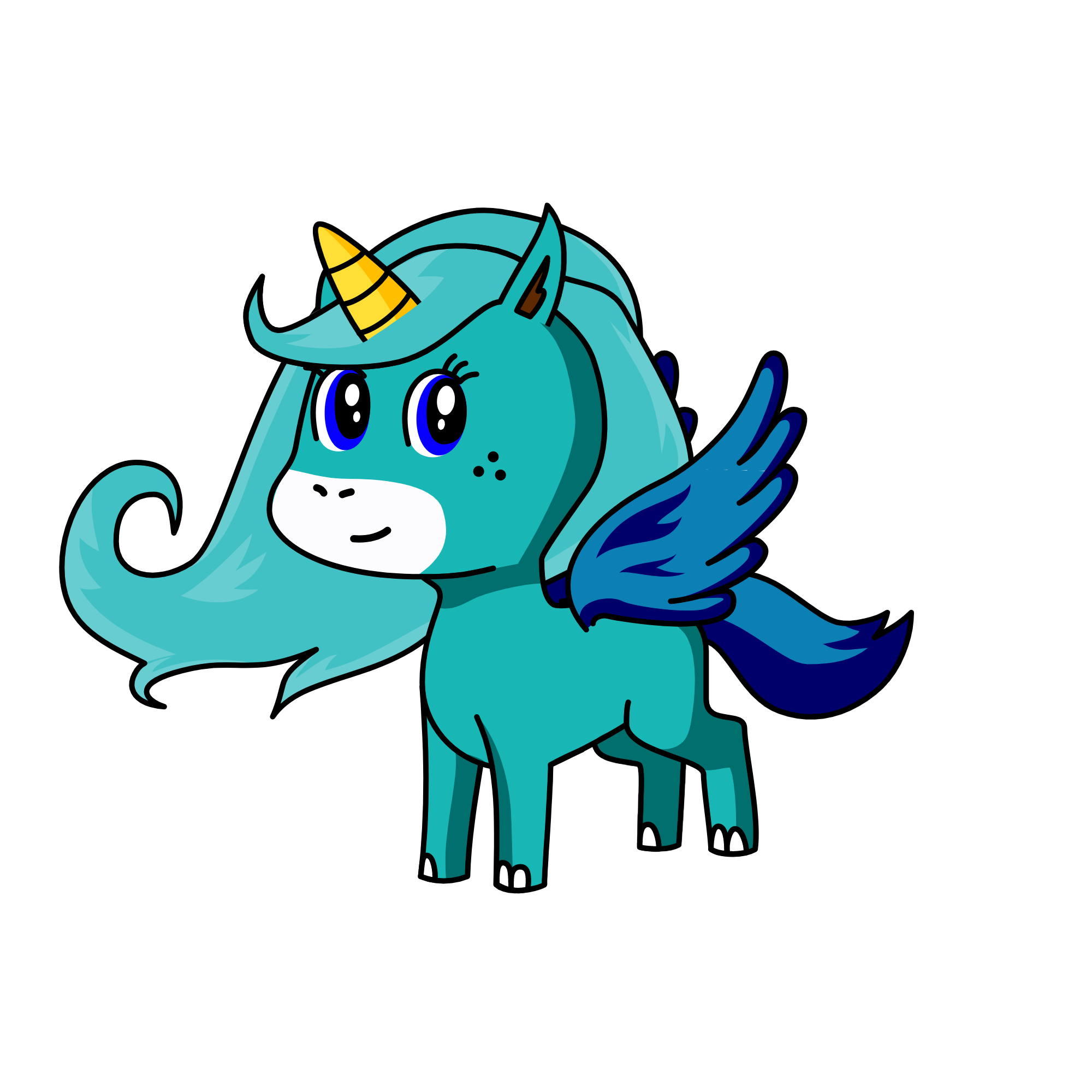 Bubblegum, the unicorn