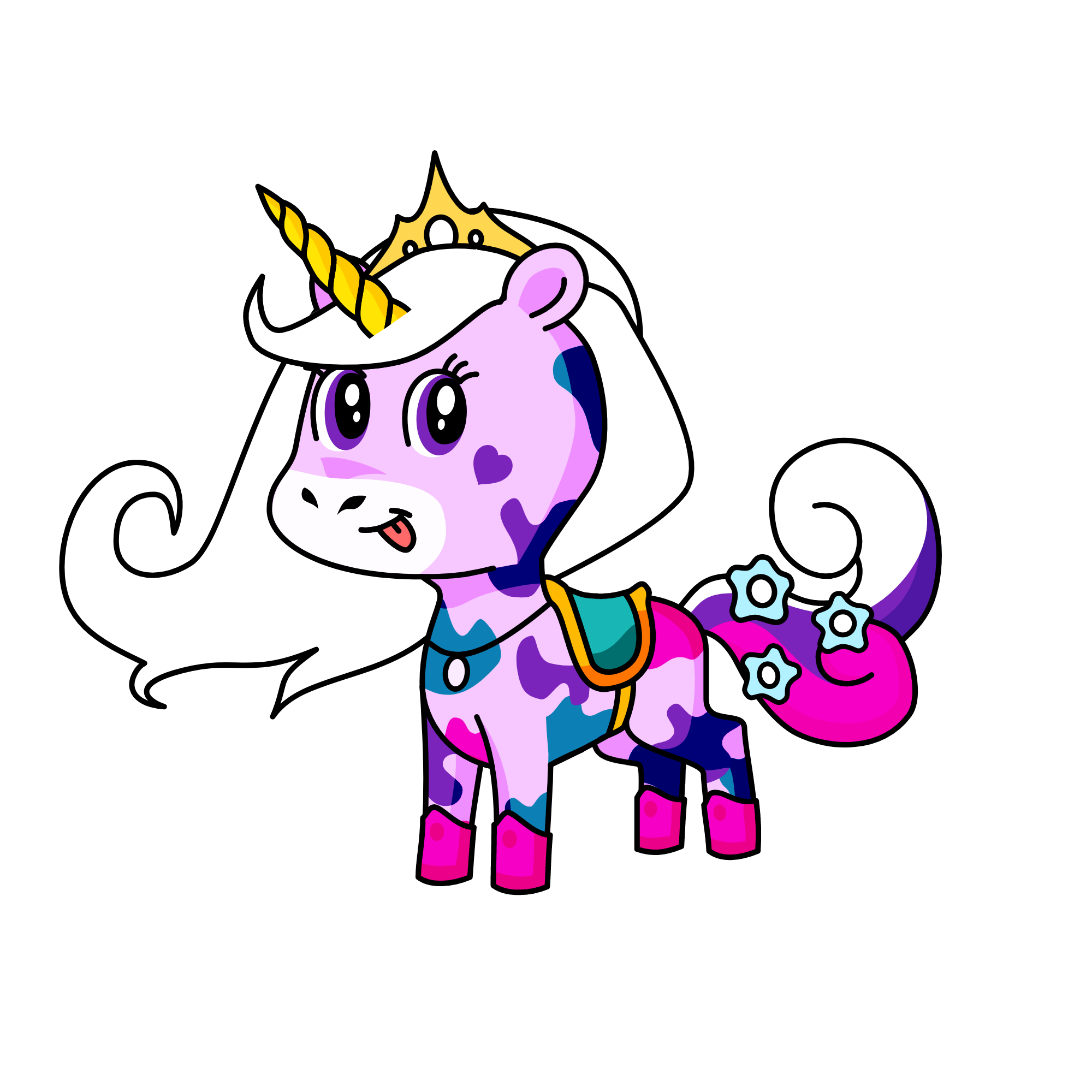 RAINBOW, the unicorn