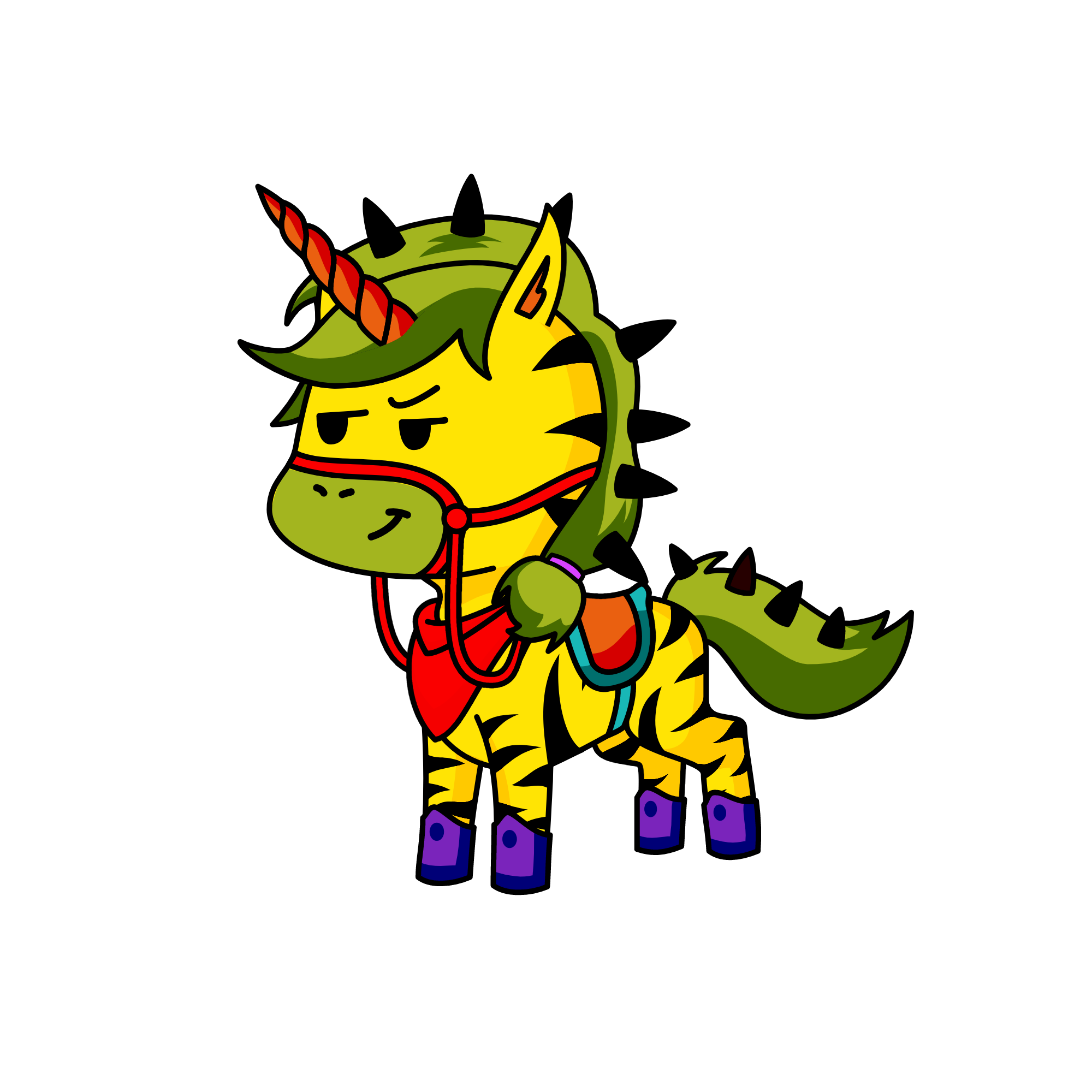 tigerpony, the unicorn