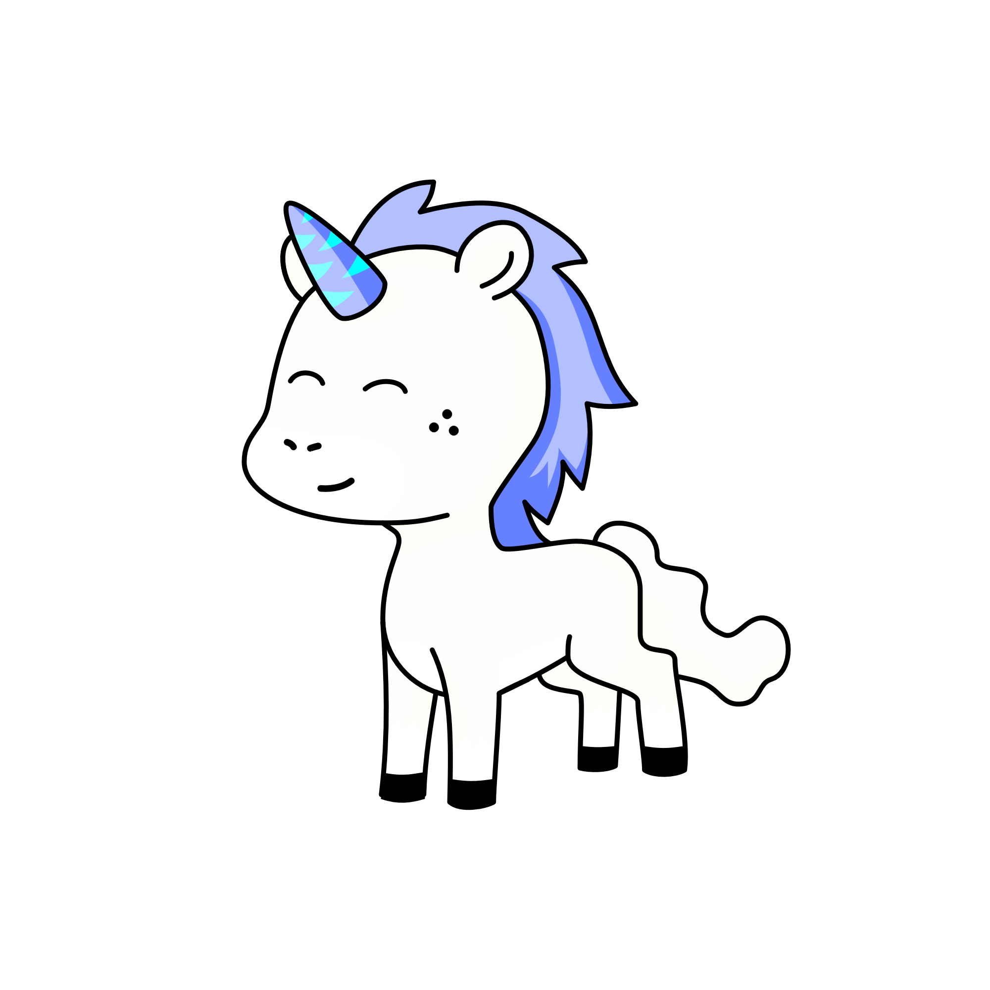 Snowy, the unicorn