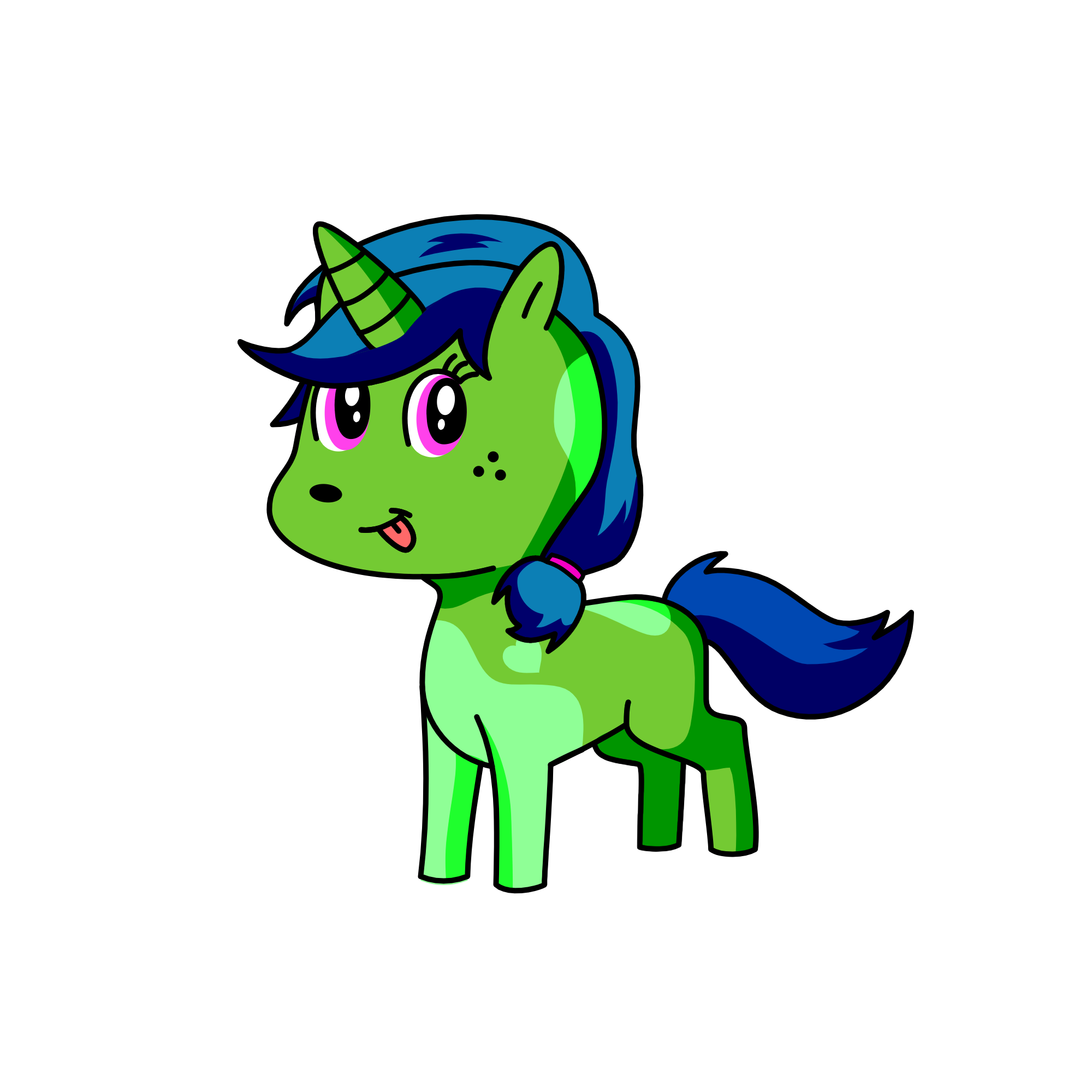 Visco Girl, the unicorn
