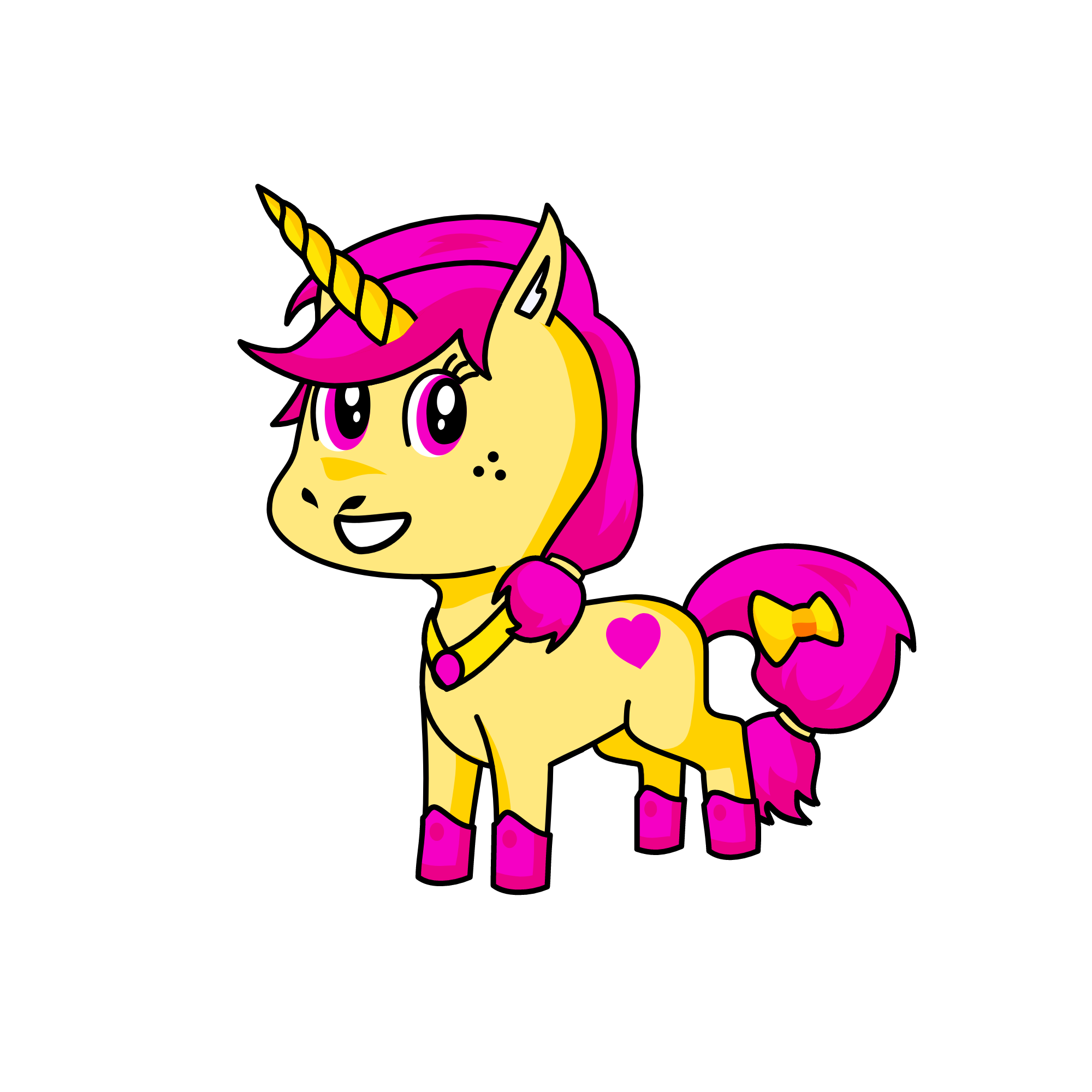 rose, the unicorn