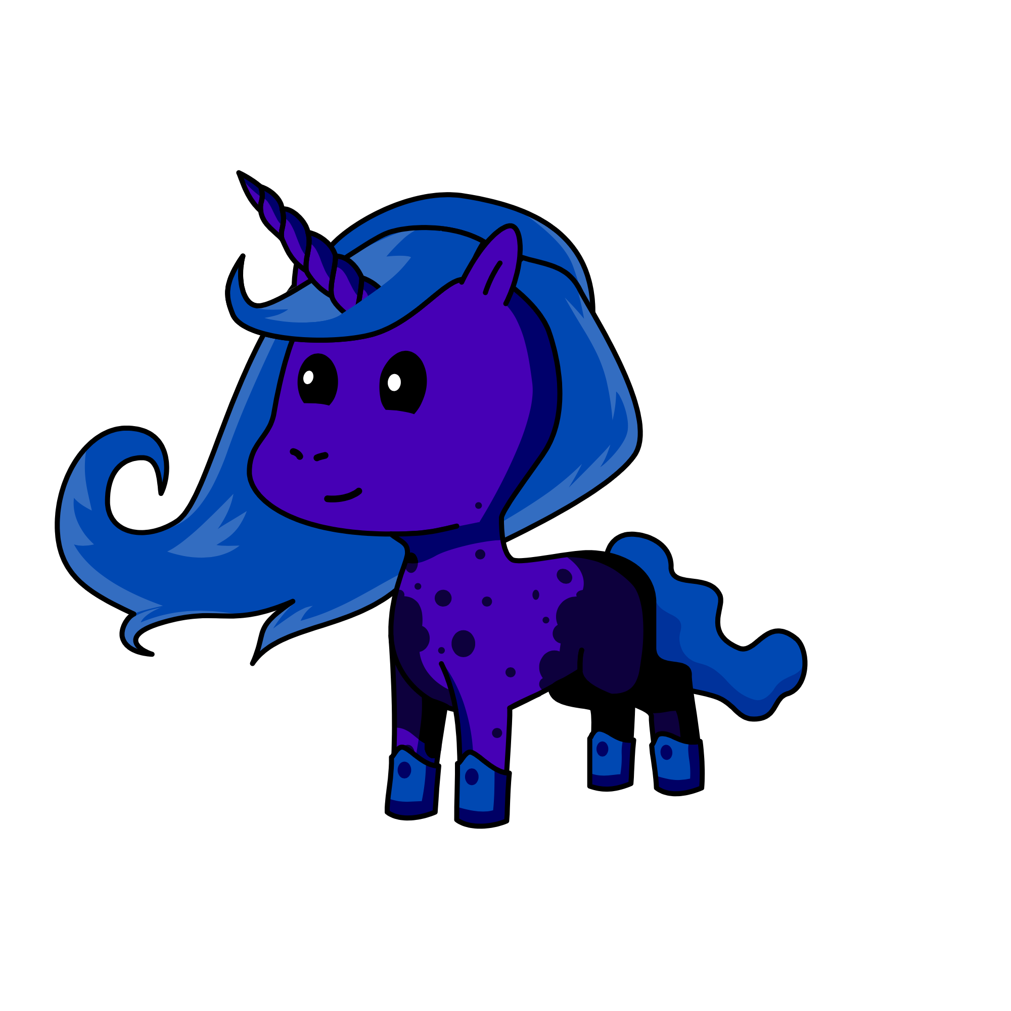 Luna, the unicorn