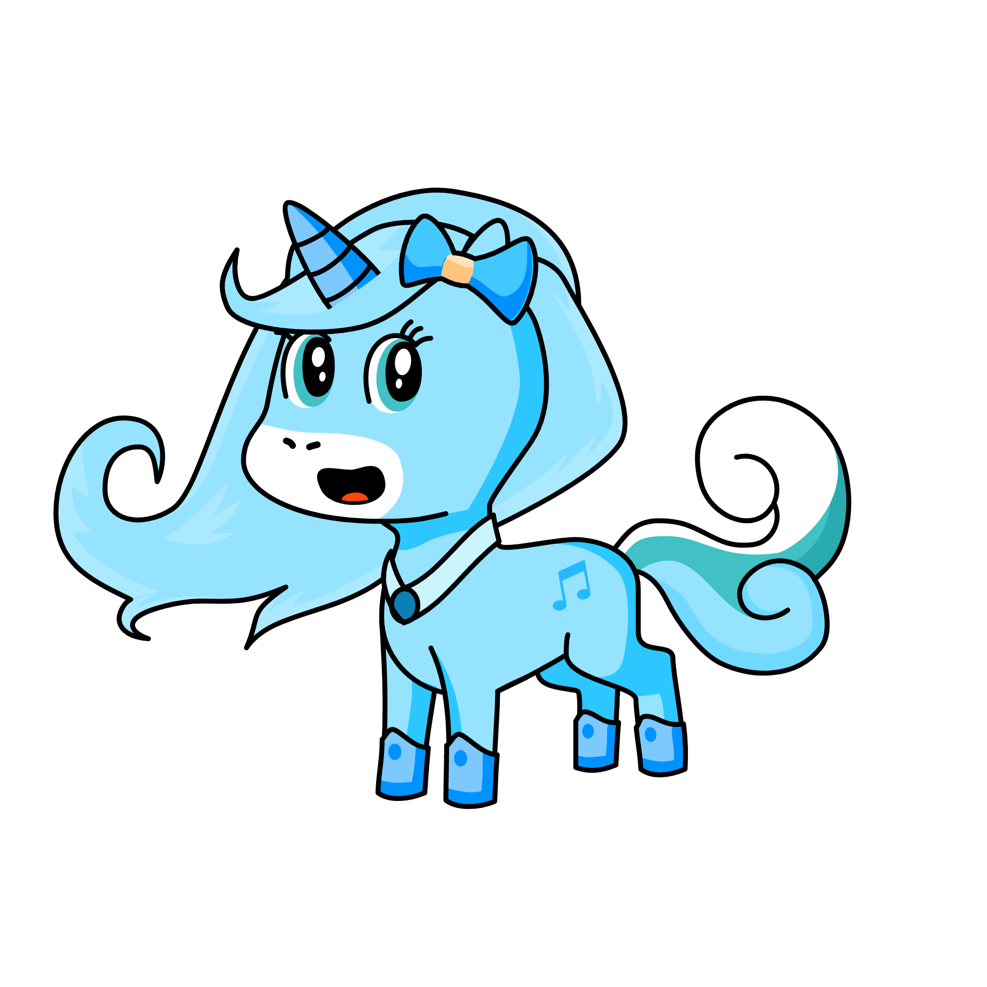 Icey, the unicorn