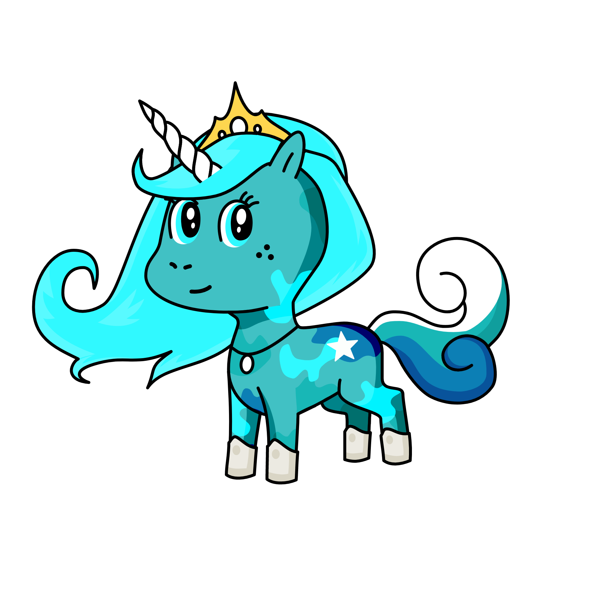 Ice, the unicorn