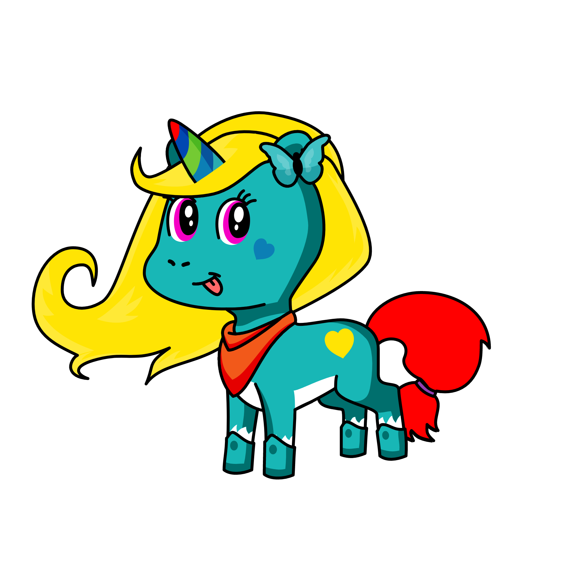 BeeBee, the unicorn