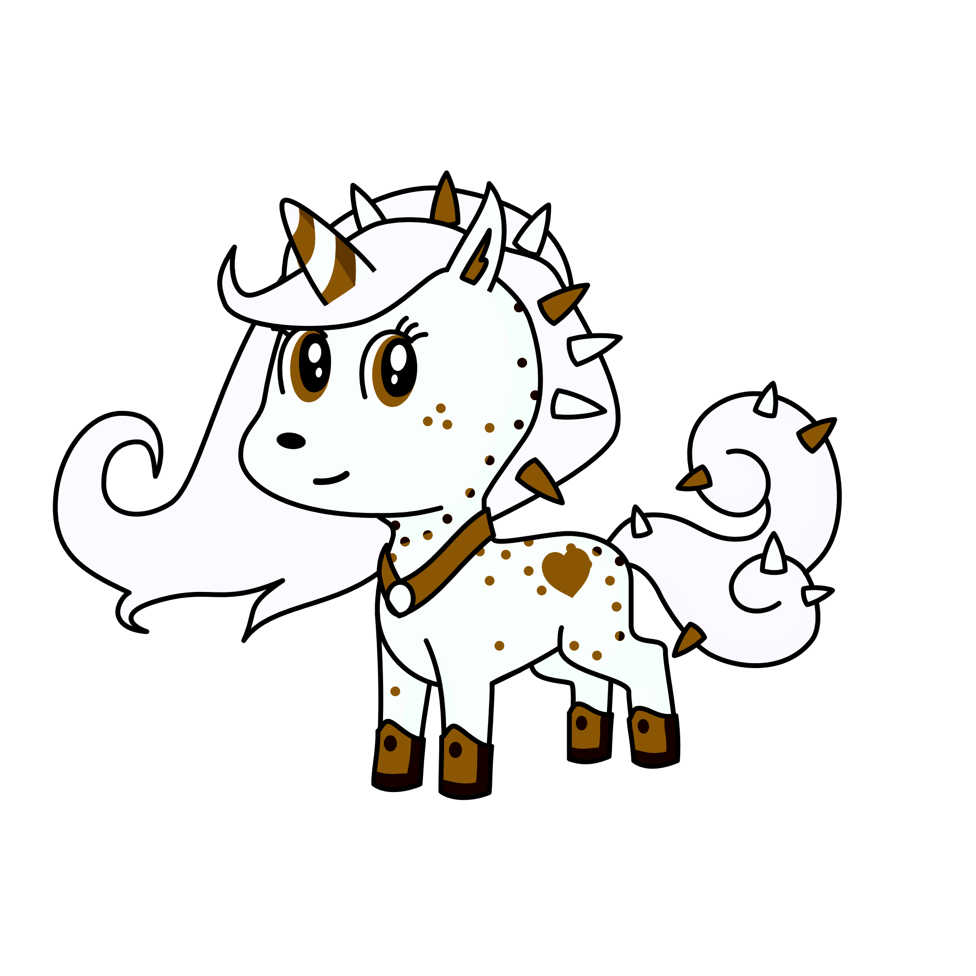 Cookies cream , the unicorn