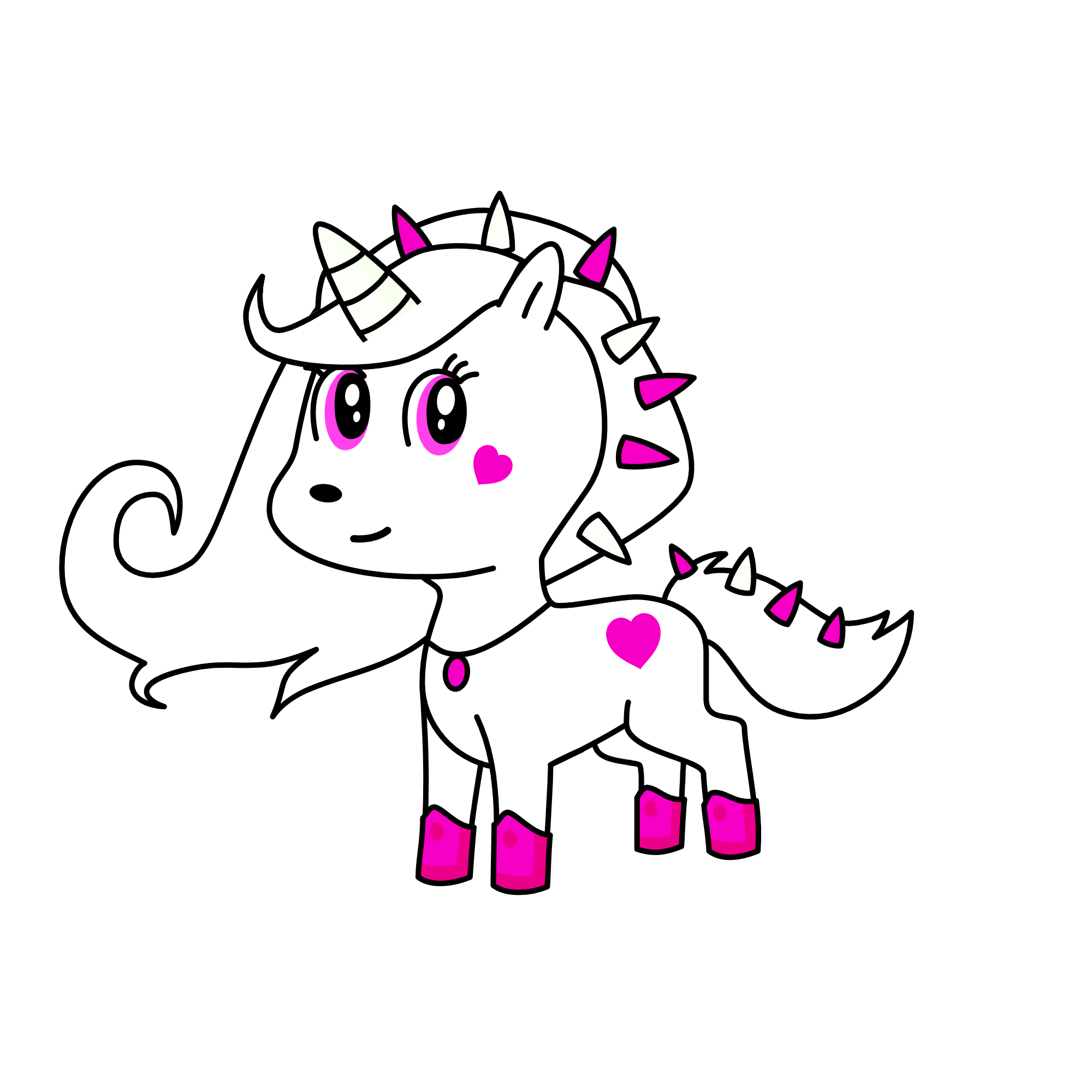 lovely lilly, the unicorn